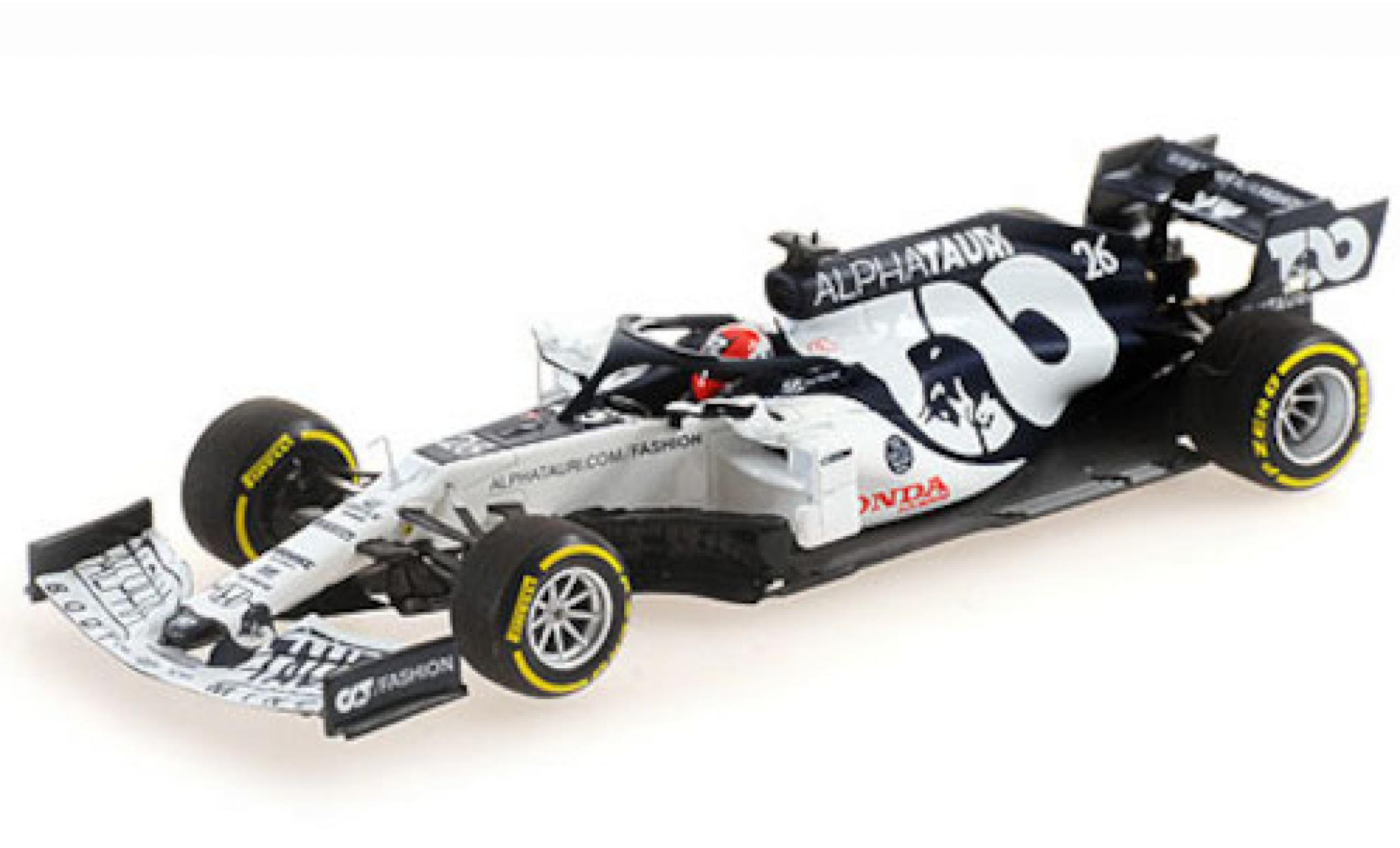 Honda F1 1/43 Minichamps Alpha Tauri AT01 No.26 Scuderia AlphaTauri Team formule 1 GP Italie 2020 modelauto