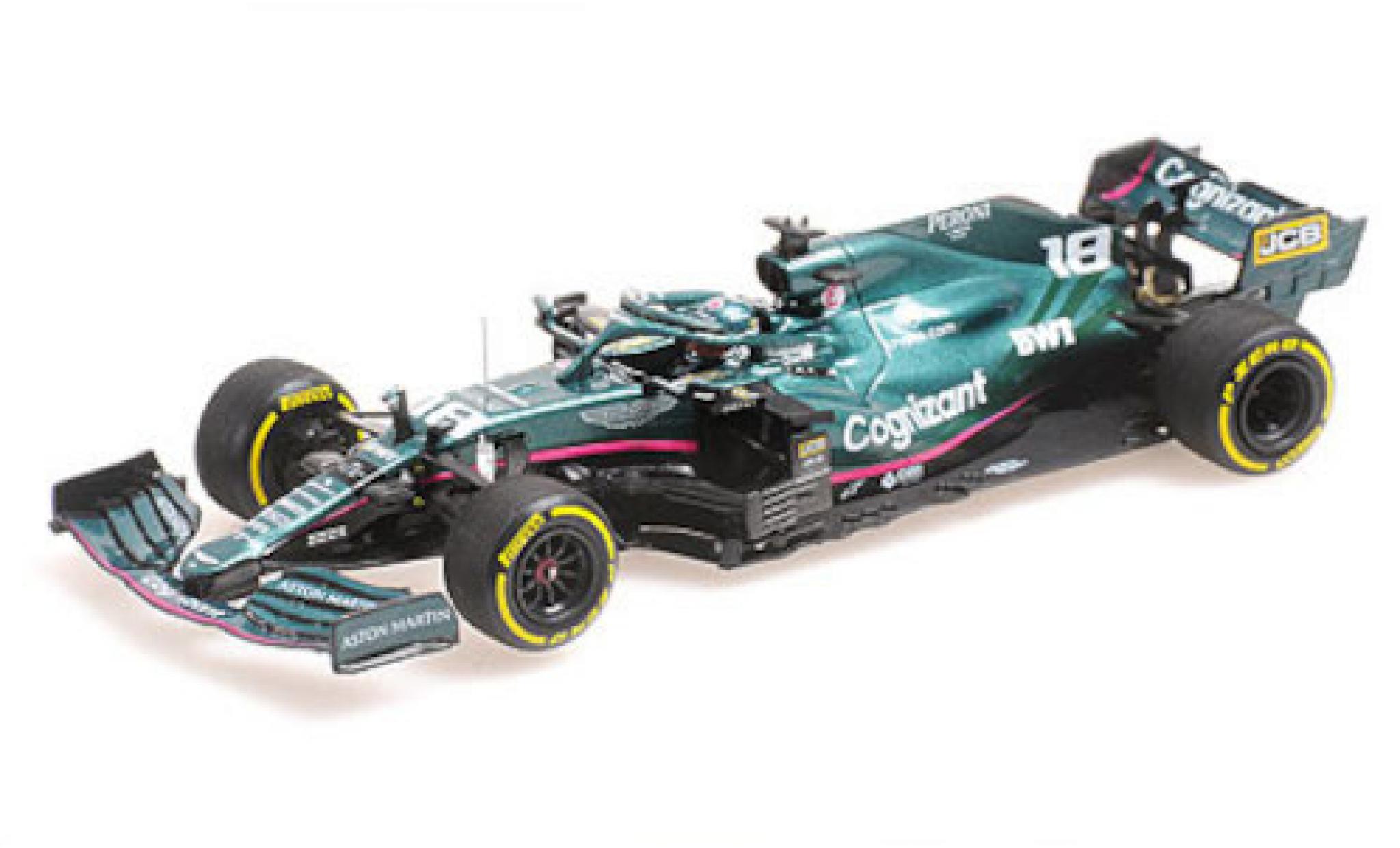Aston Martin AMR2 1/43 Minichamps 1 No.18 Cognizant F1 Team Cognizant Formel 1 GP Bahrain 2021 modelauto