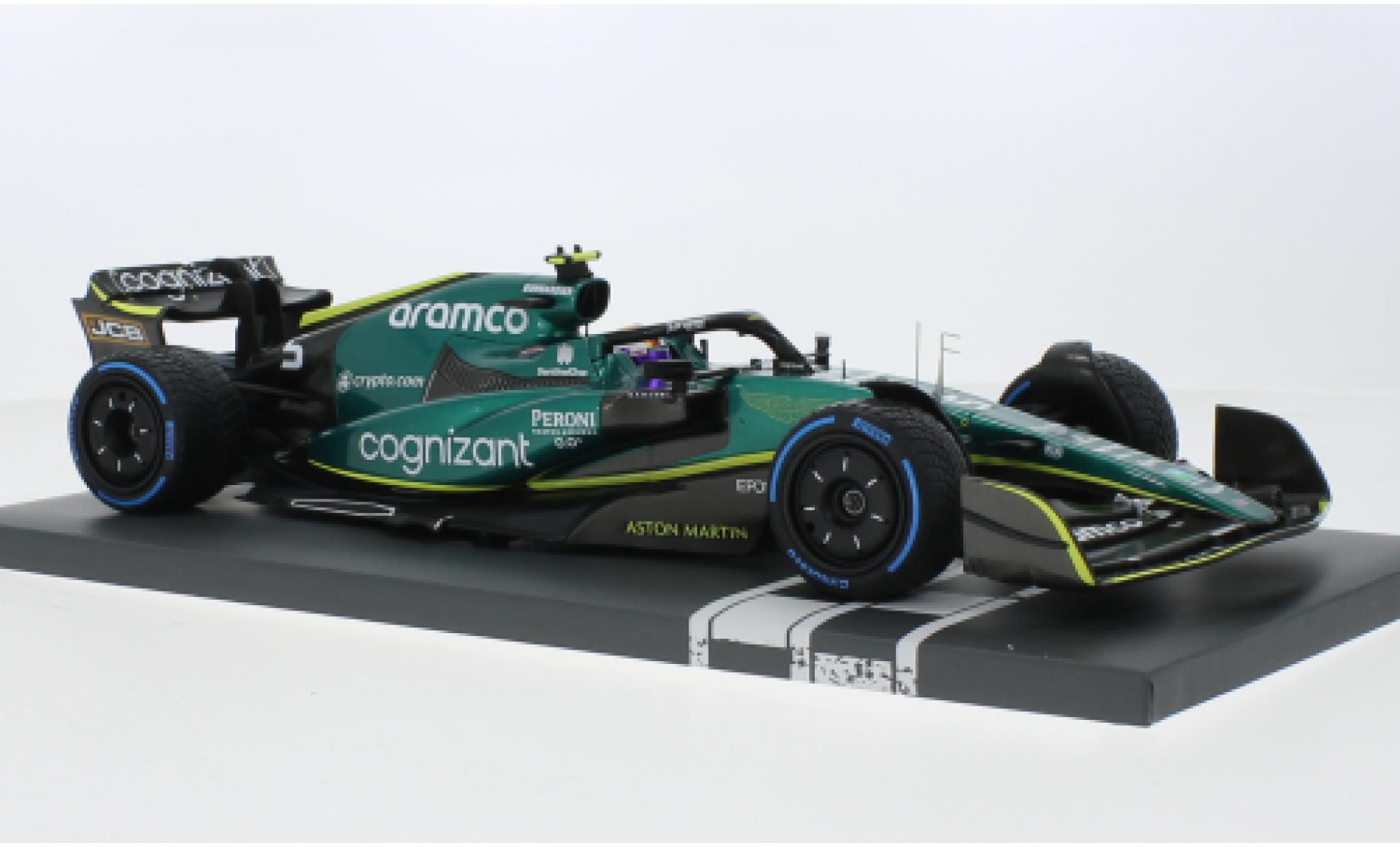 Aston Martin AMR2 1/18 Minichamps 2 No.5 Aramco Cognizant F1 Team Cognizant formule 1 GP Monaco 2022 modelauto