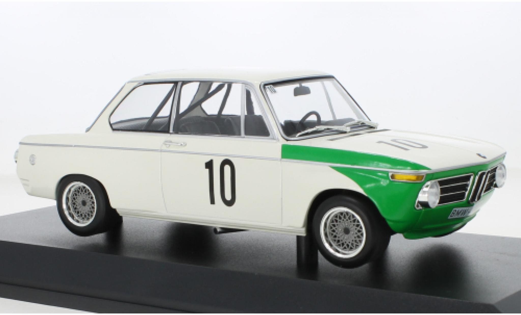 Bmw 2002 1/18 Minichamps tiK No.10 ETCC Nuerburgring 1968 modelauto