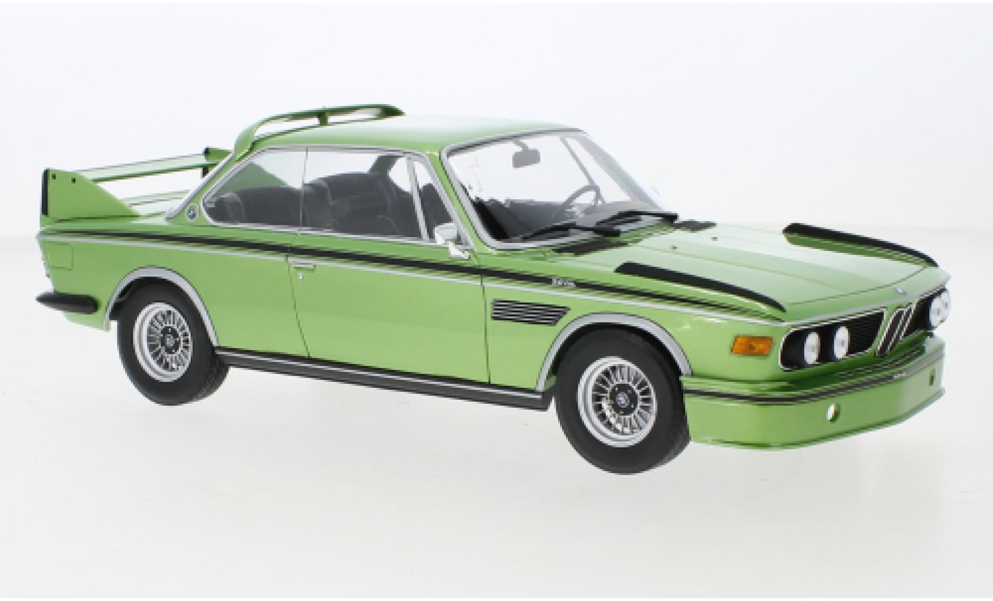 Bmw 3.0 1/18 Minichamps CSL metallic groen 1973 modelauto