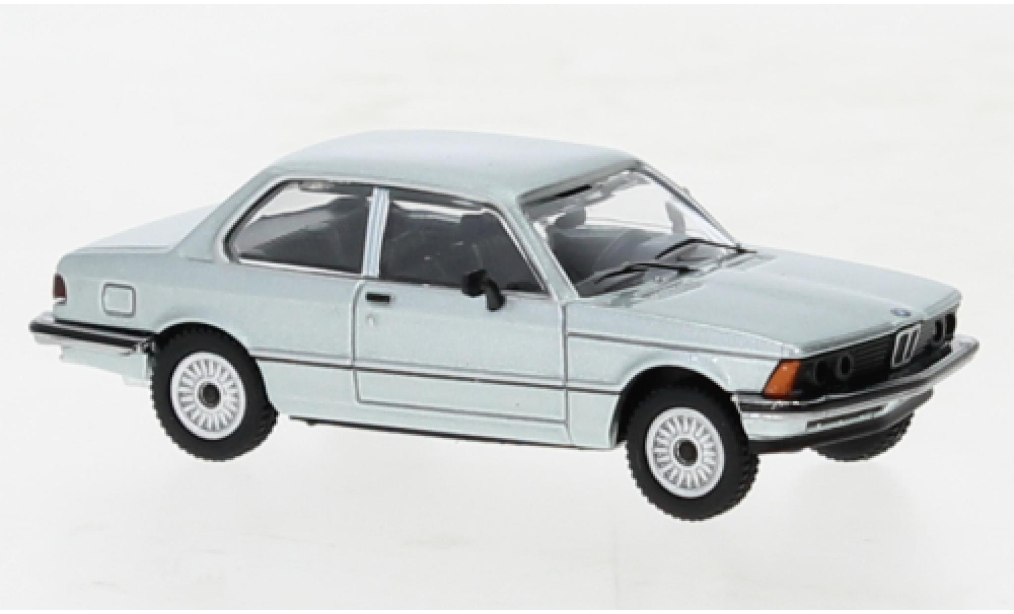 Bmw 323 1/87 Minichamps i (E21) metallic blauw 1975 modelauto