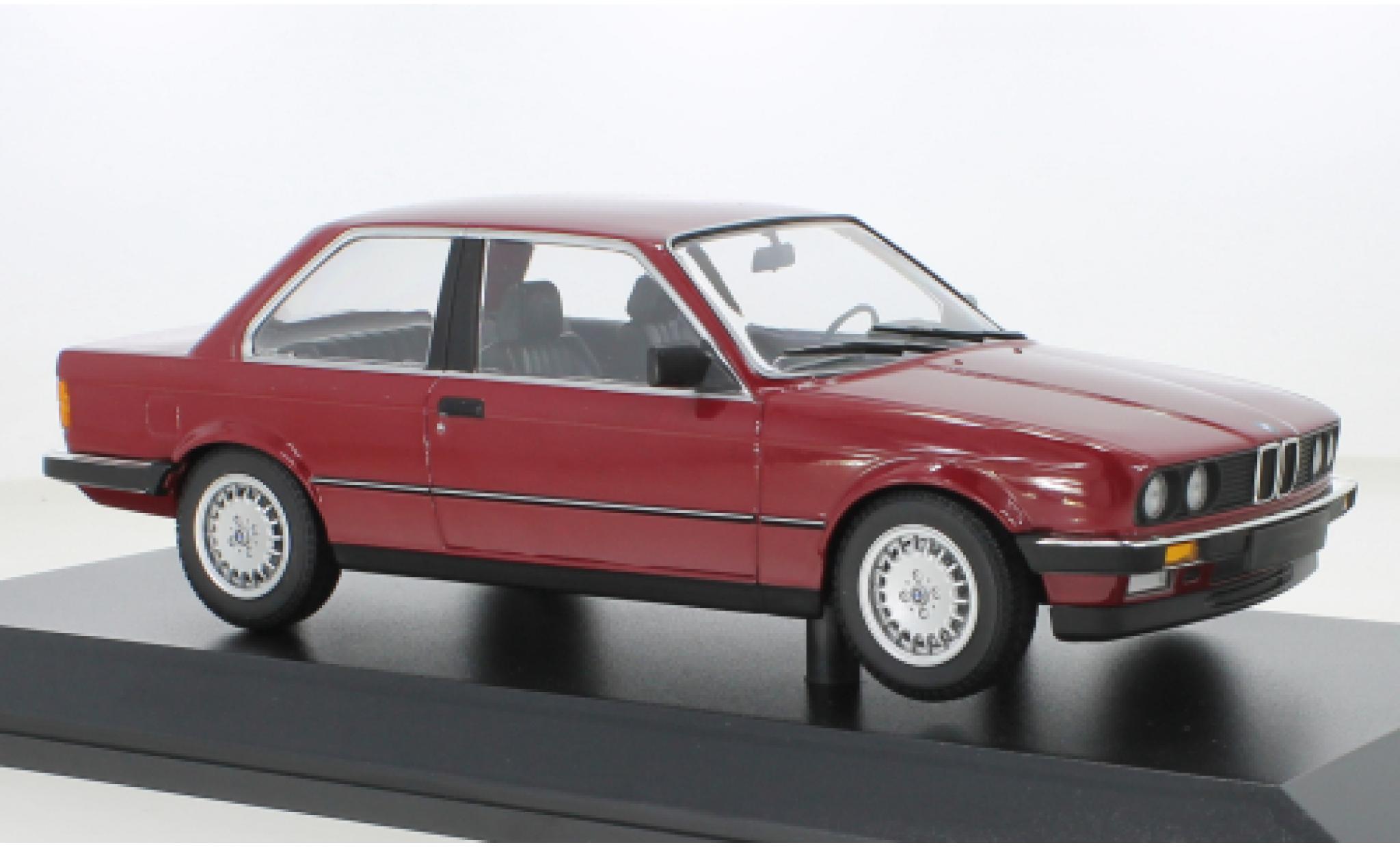 Bmw 323 1/18 Minichamps i (E30) rood 1982 modelauto