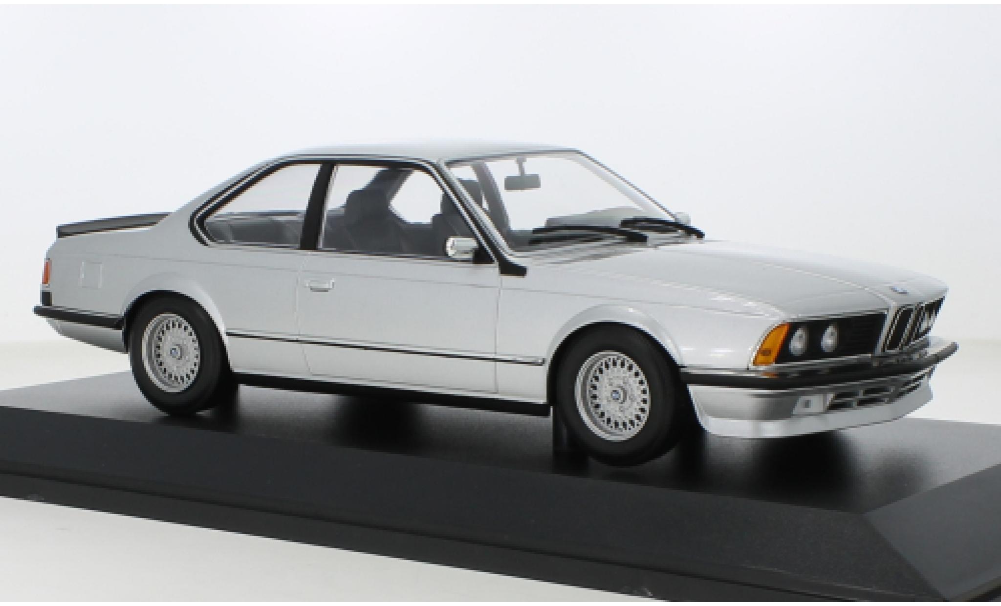 Bmw 635 1/18 Minichamps CSI grijs 1982 modelauto