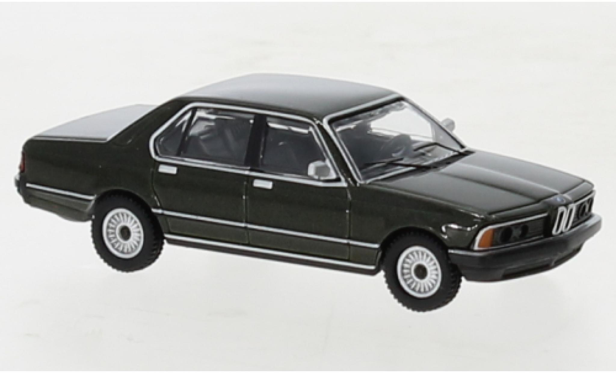 Bmw 733 1/87 Minichamps i (E23) metallic groen 1977 modelauto