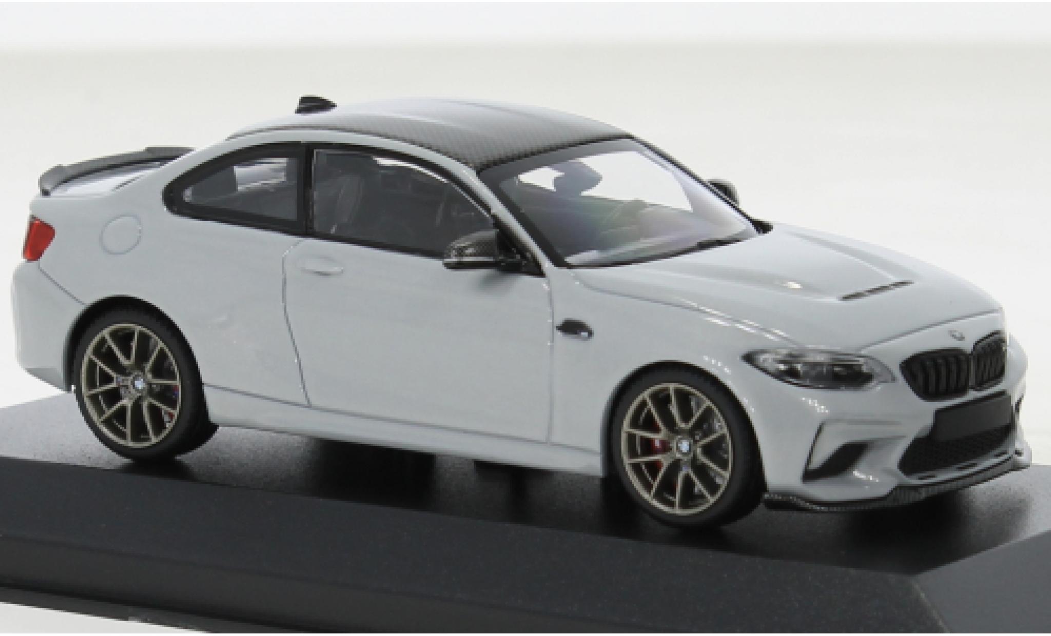 Bmw M2 1/43 Minichamps CS grijs 2020 modelauto