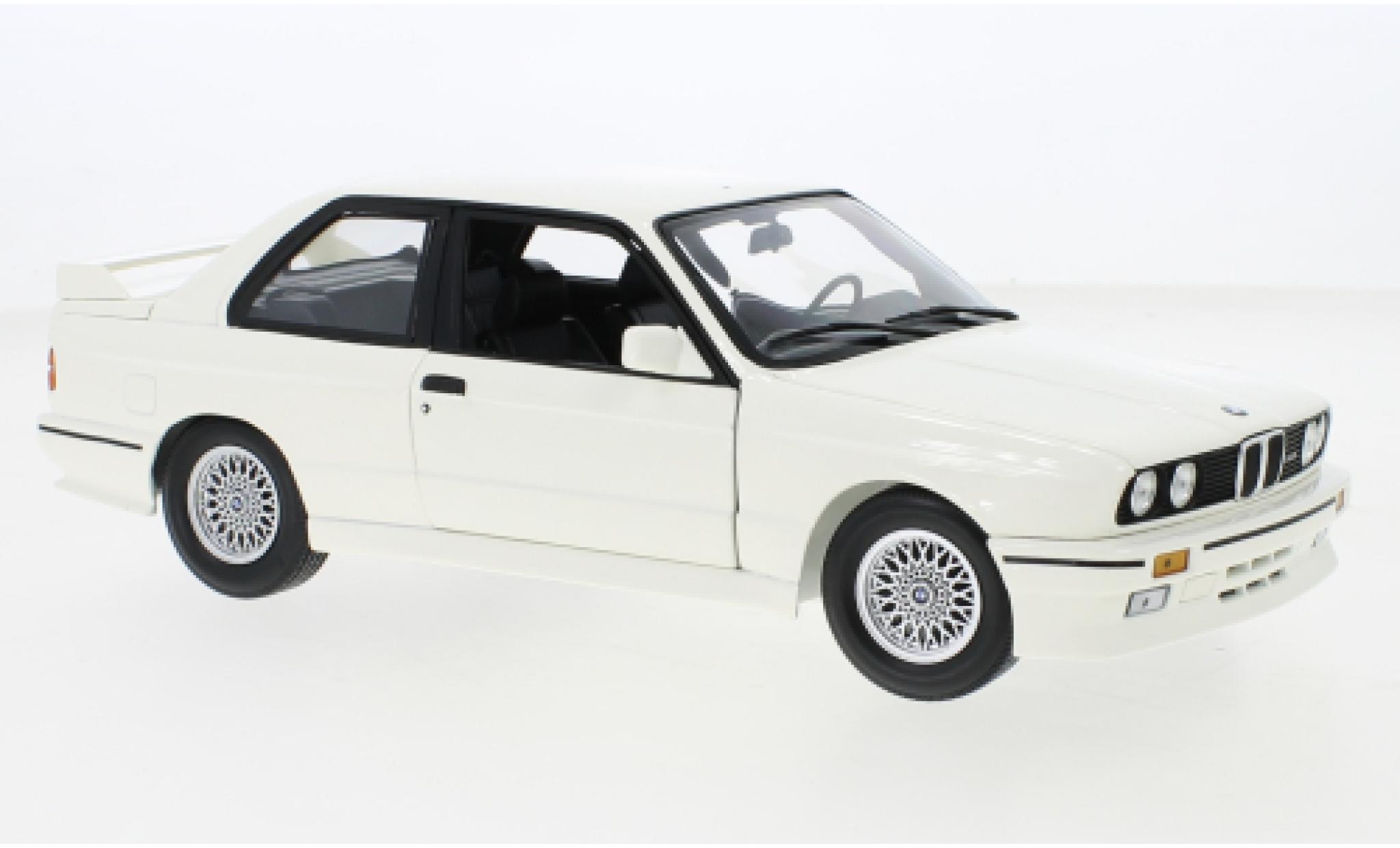 Bmw M3 1/18 Minichamps (E30) wit 1987 modelauto