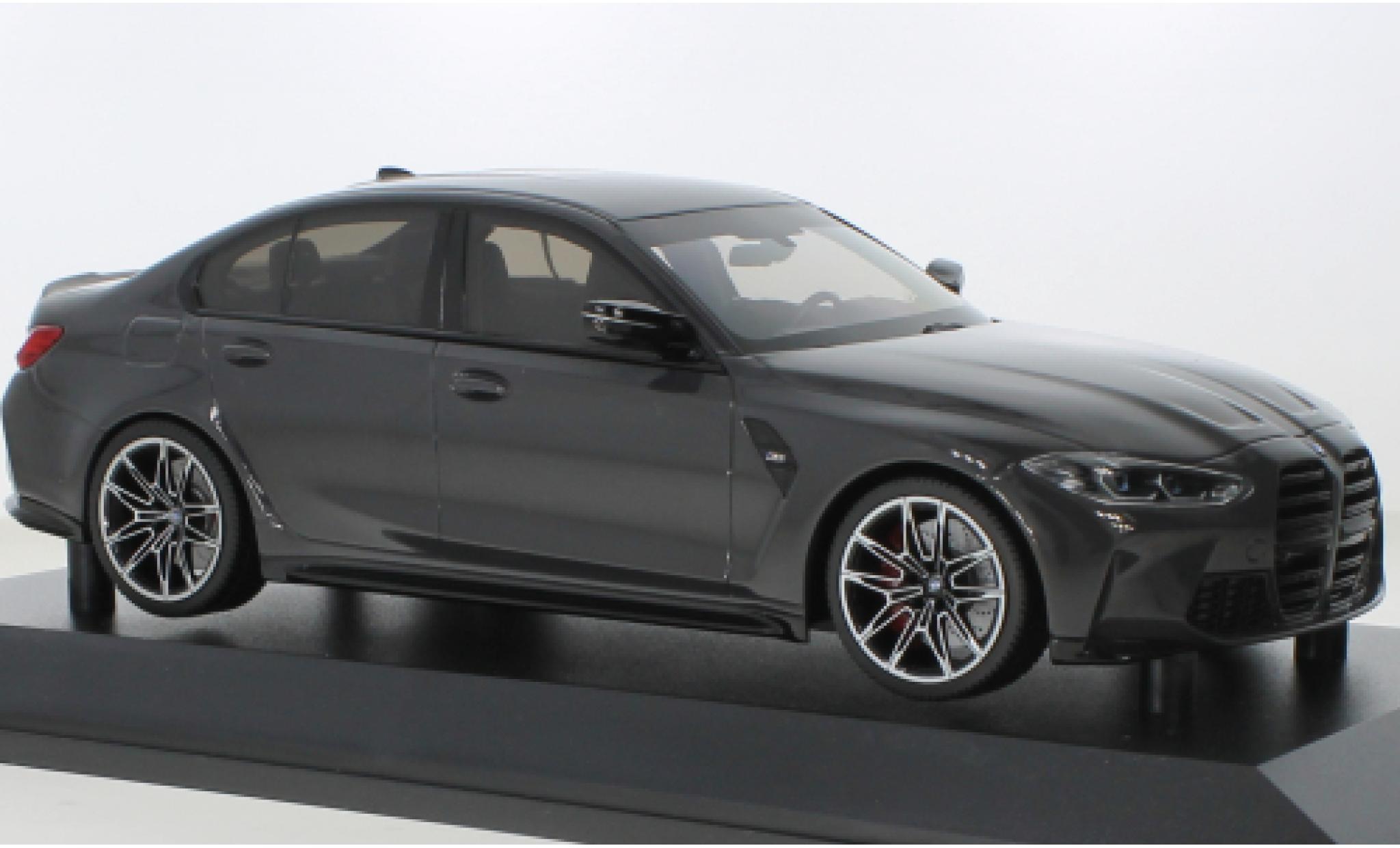 Bmw M3 1/18 Minichamps metallic grijs 2020 modelauto