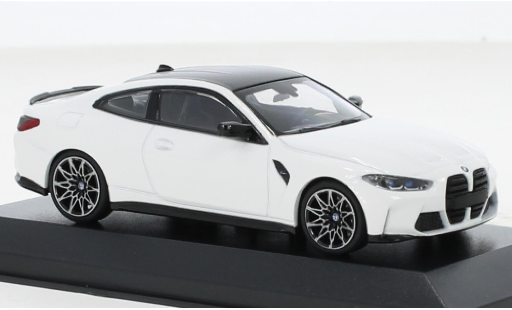 Bmw M4 1/43 Minichamps Competition (G82) wit 2020 modelauto