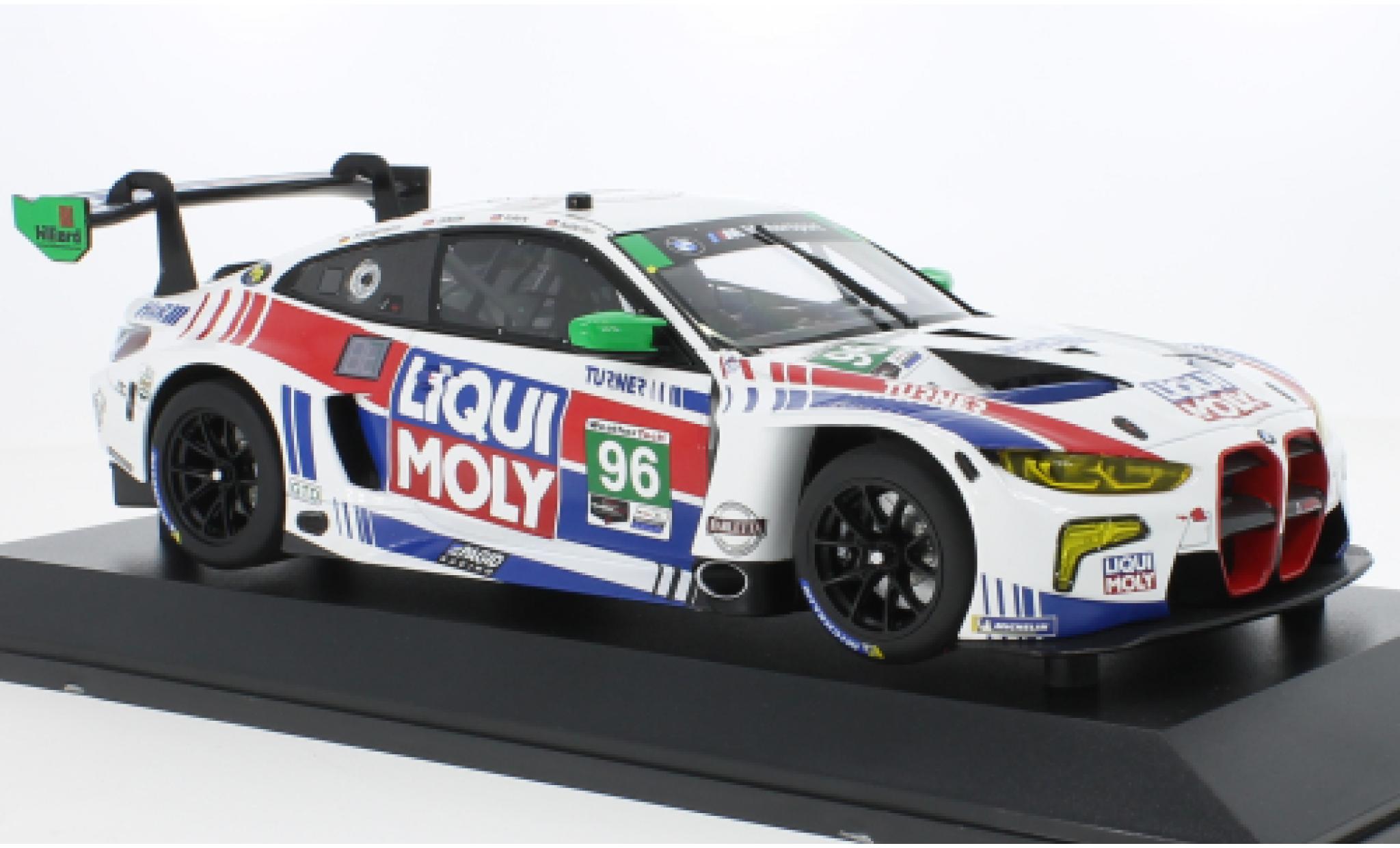 Bmw M4 1/18 Minichamps GT3 GTD No.96 Turner Motorsport Liqui Moly IMSA 2022 modelauto