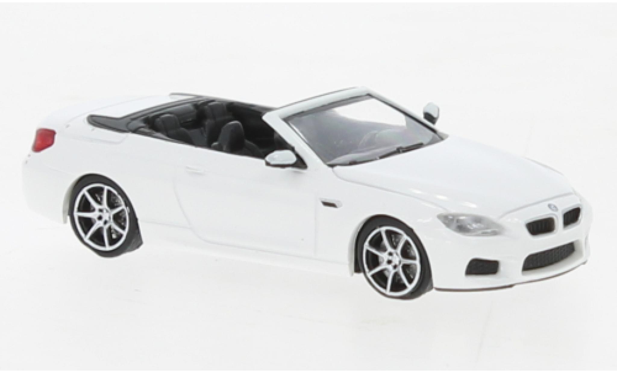 Bmw M6 1/87 Minichamps Cabrio wit 2015 modelauto