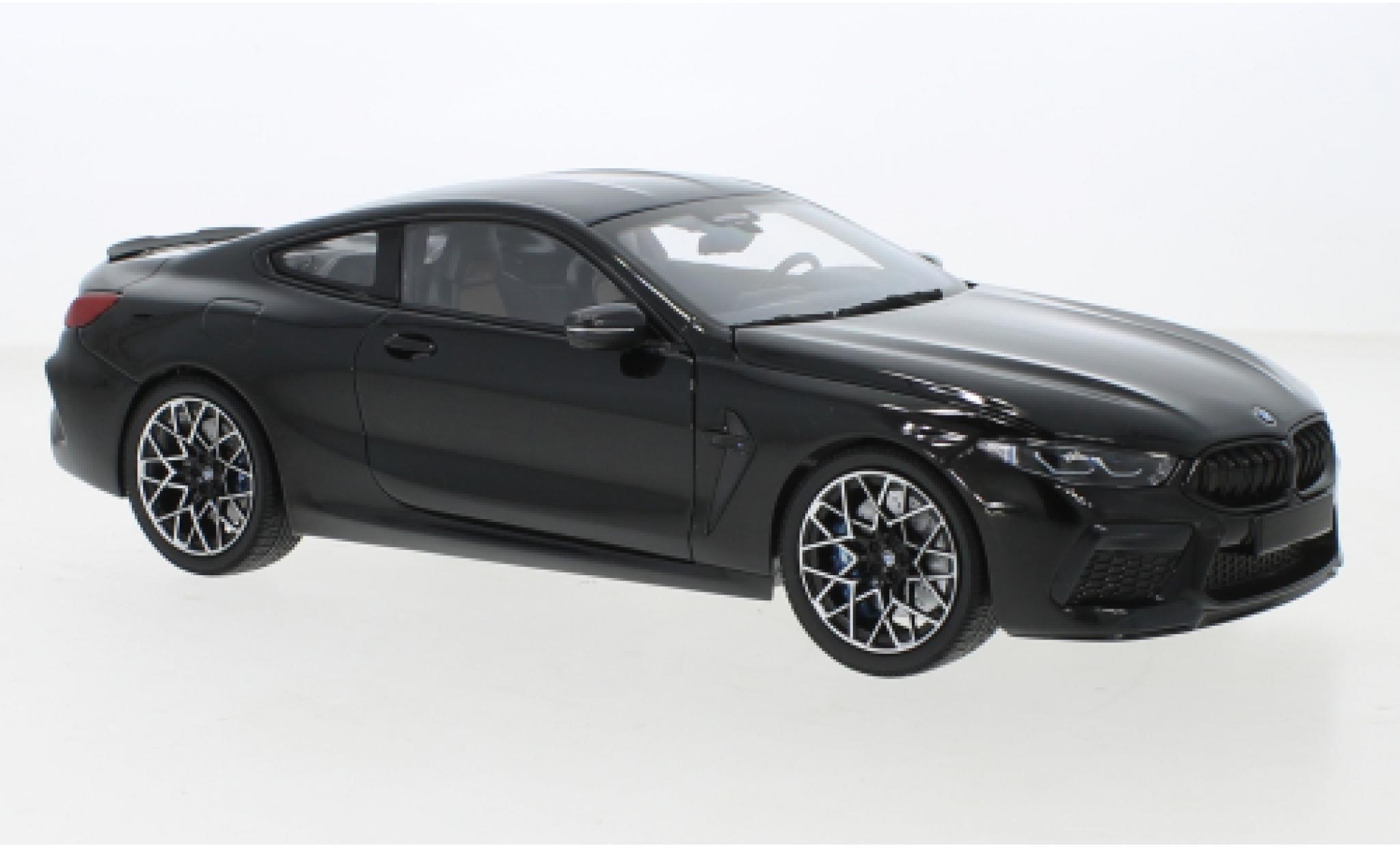 Bmw M8 1/18 Minichamps Competition Coupe metallic zwart 2020 modelauto
