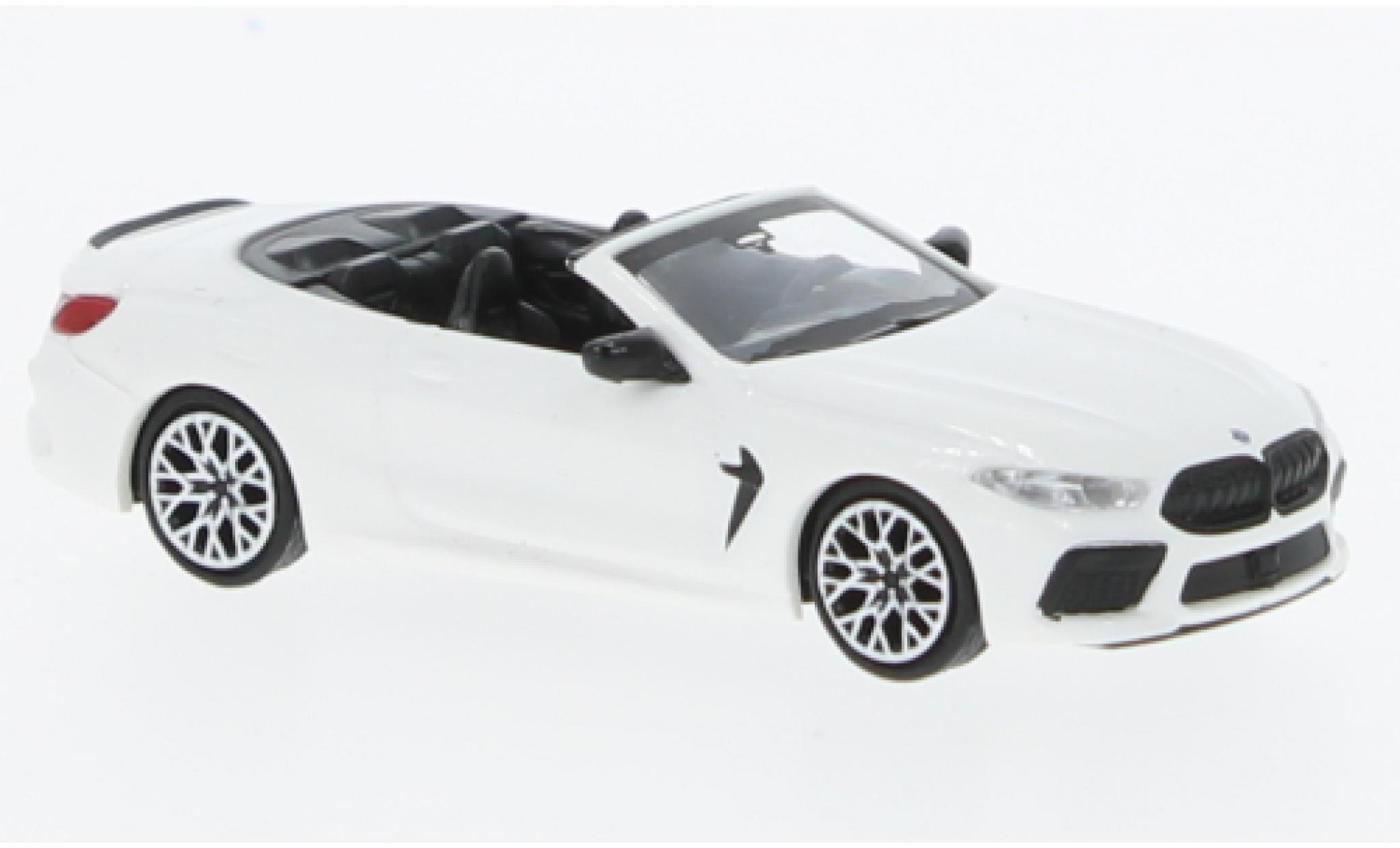Bmw M8 1/87 Minichamps Competiton cabriolet (G14) wit 2019 modelauto