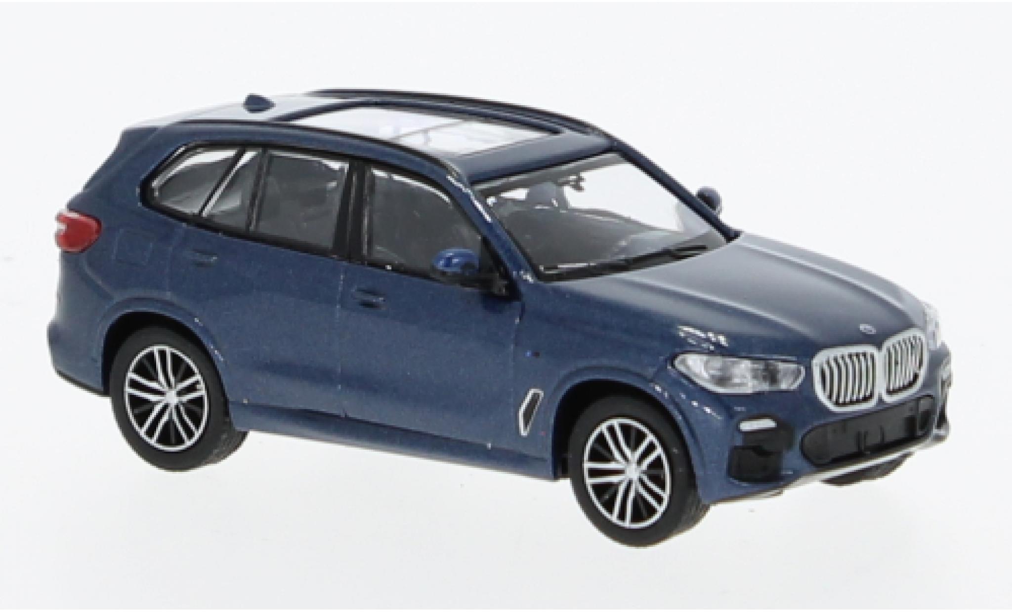 Bmw X5 1/87 Minichamps (G05) metallic blauw 2019 modelauto