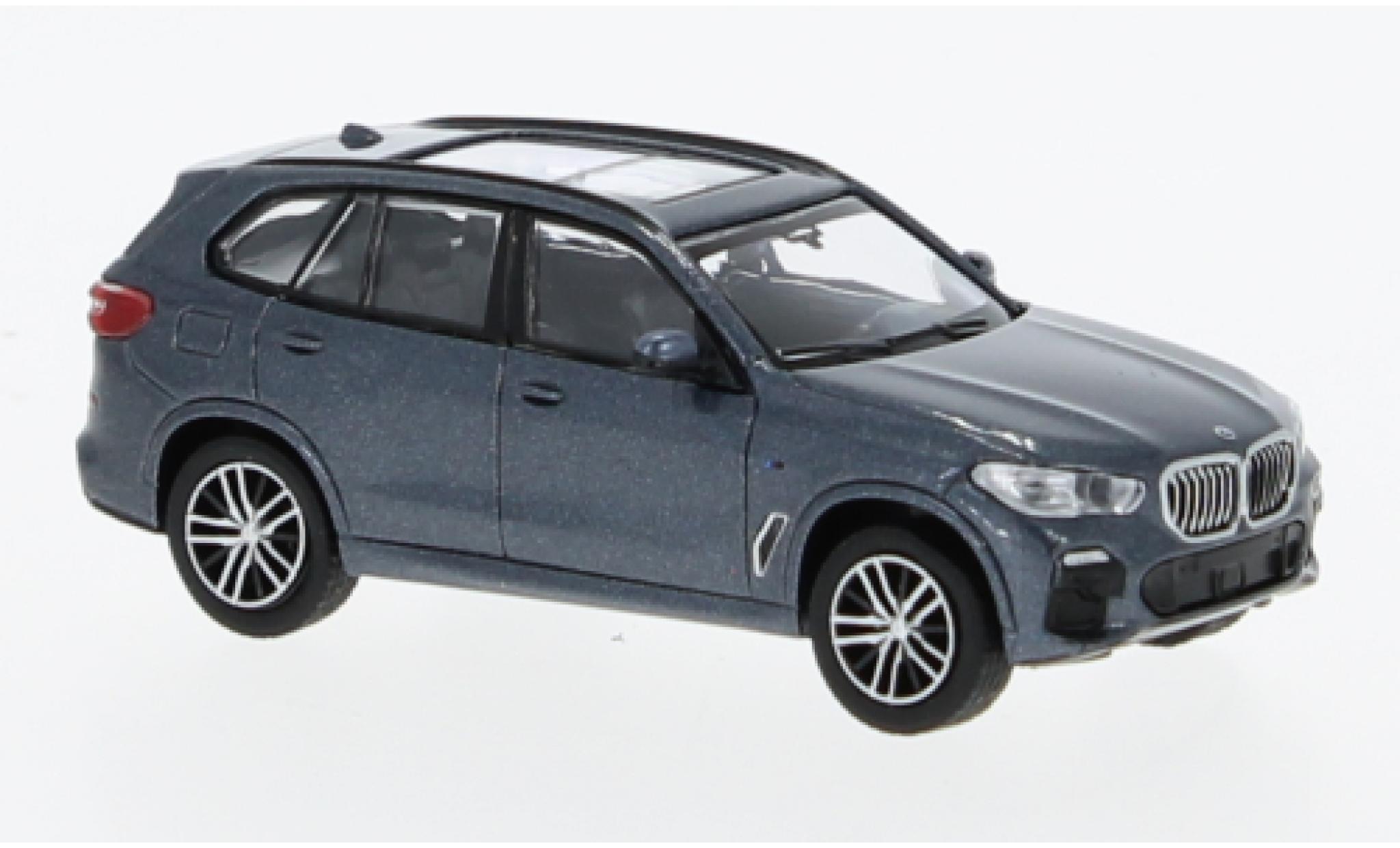 Bmw X5 1/87 Minichamps (G05) metallic grijs 2019 modelauto