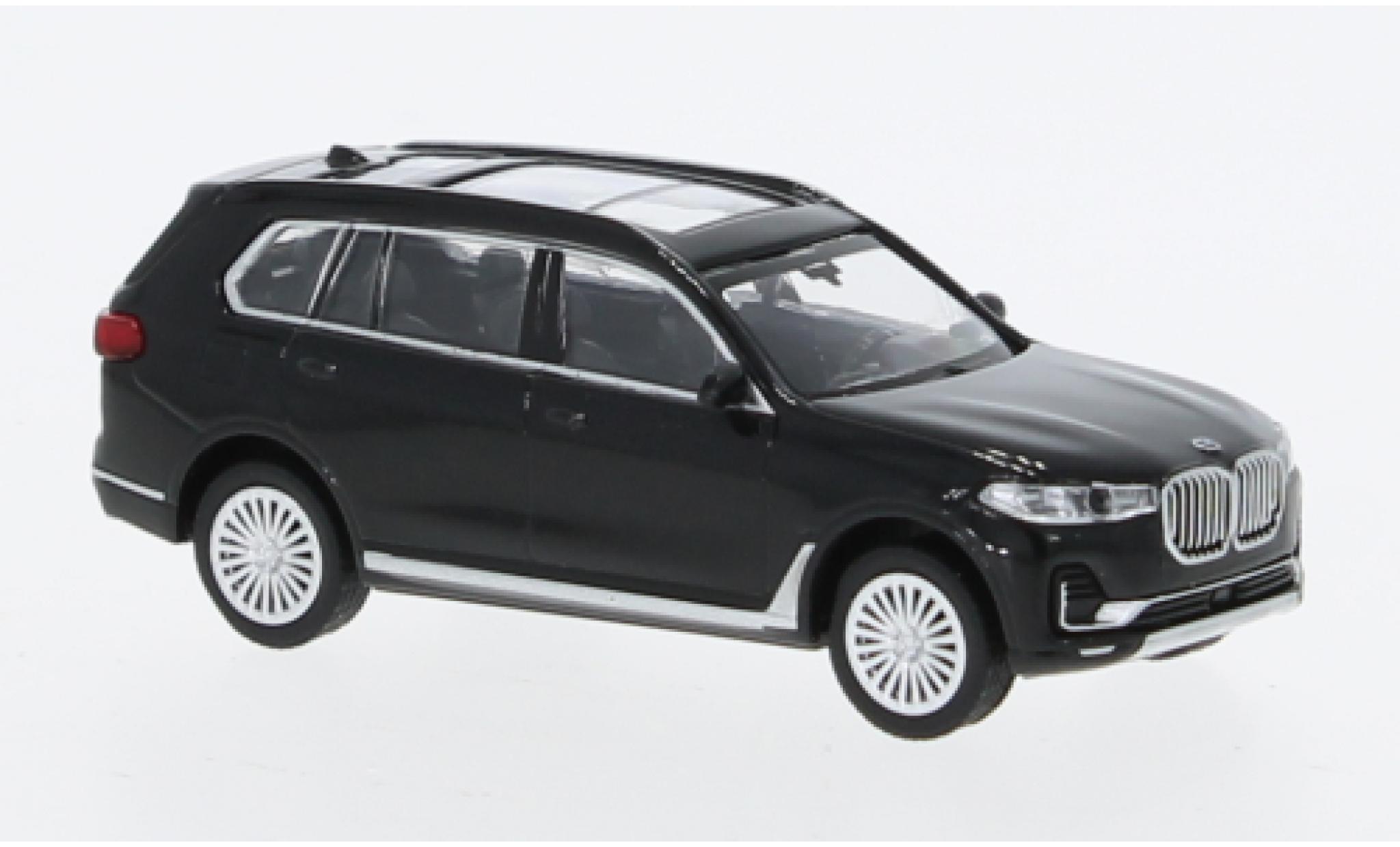 Bmw X7 1/87 Minichamps (G07) zwart 2019 modelauto