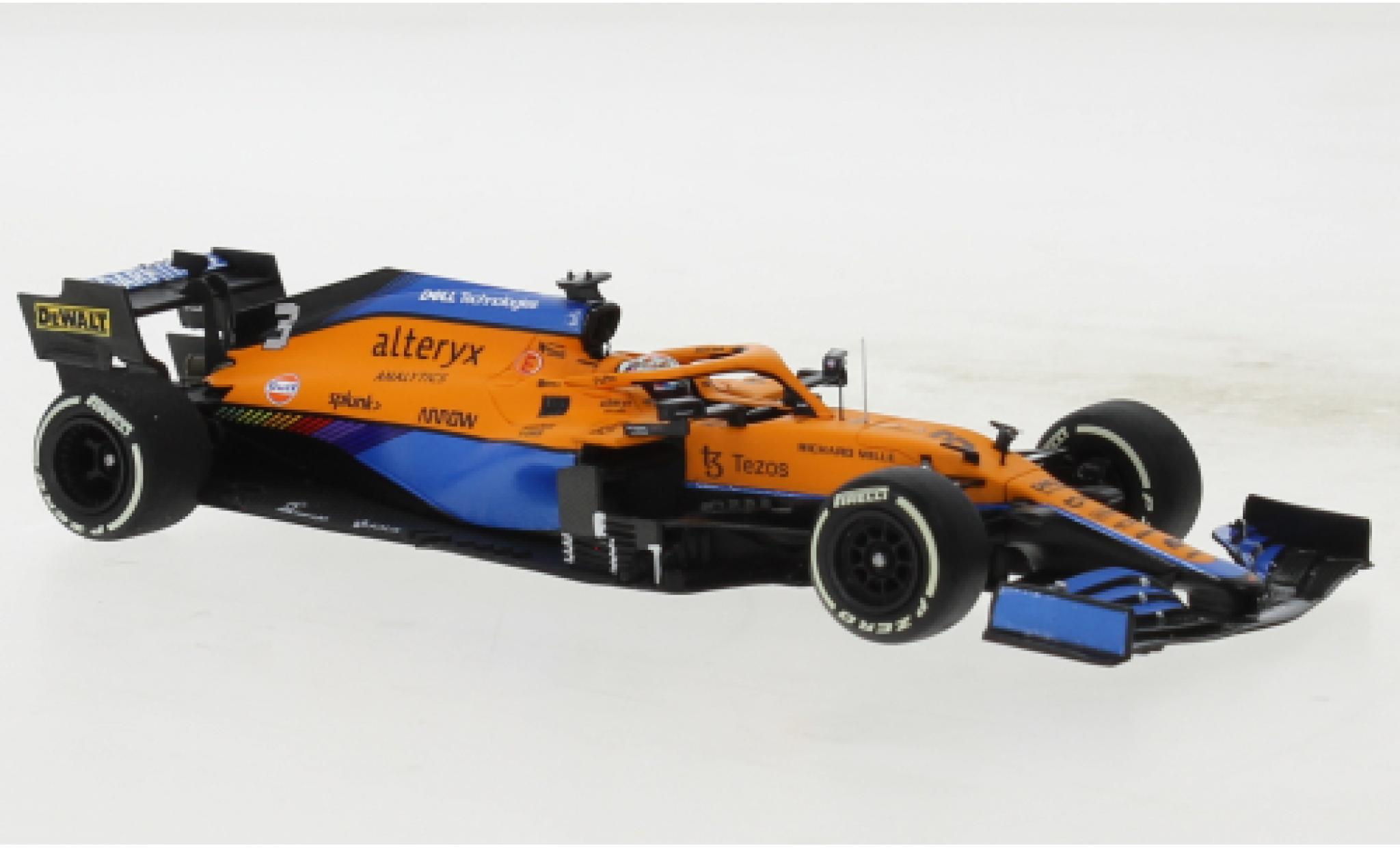 McLaren F1 1/18 Minichamps MCL35M No.3 Team Formel 1 GP Italien 2021 modelauto