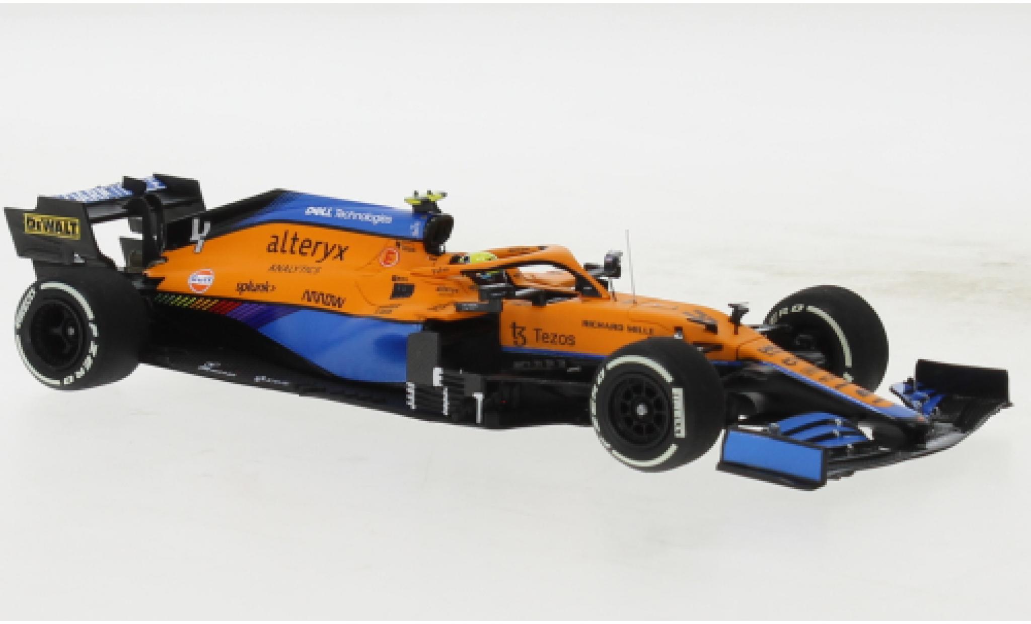 McLaren F1 1/18 Minichamps MCL35M No.4 Team Formel 1 GP Italien 2021 modelauto
