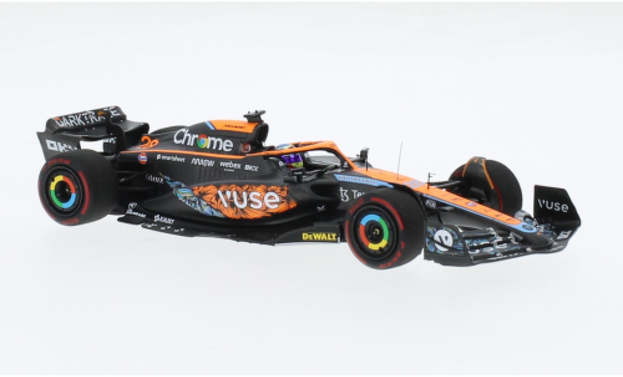 McLaren F1 1/43 Minichamps MCL36 No.28 Team formule 1 Test Abu Dhabi 2022 modelauto