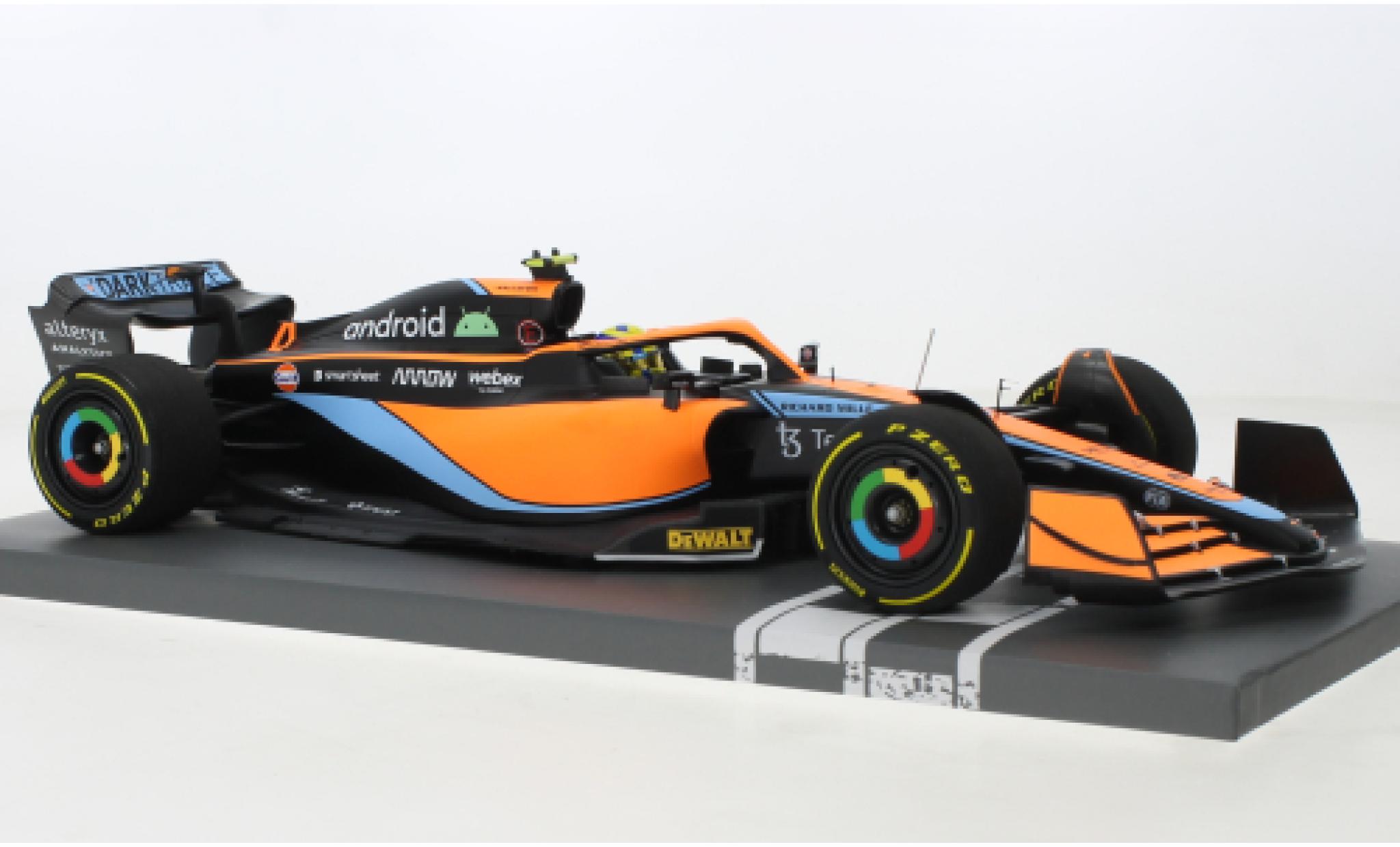 McLaren F1 1/43 Minichamps MCL36 No.4 Team formule 1 GP Bahrain 2022 modelauto