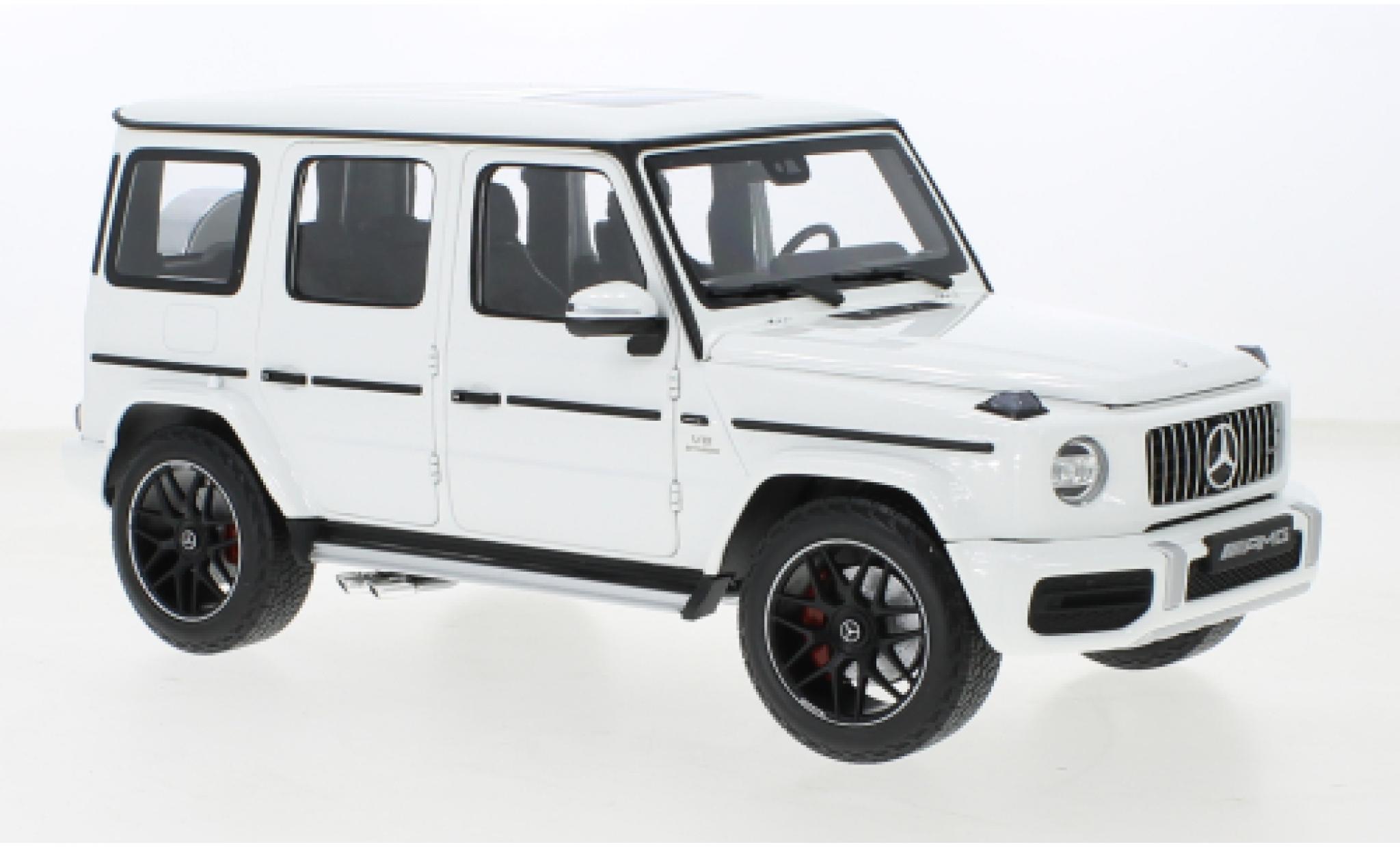 Mercedes Classe G 1/18 Minichamps AMG G63 wit 2018 modelauto