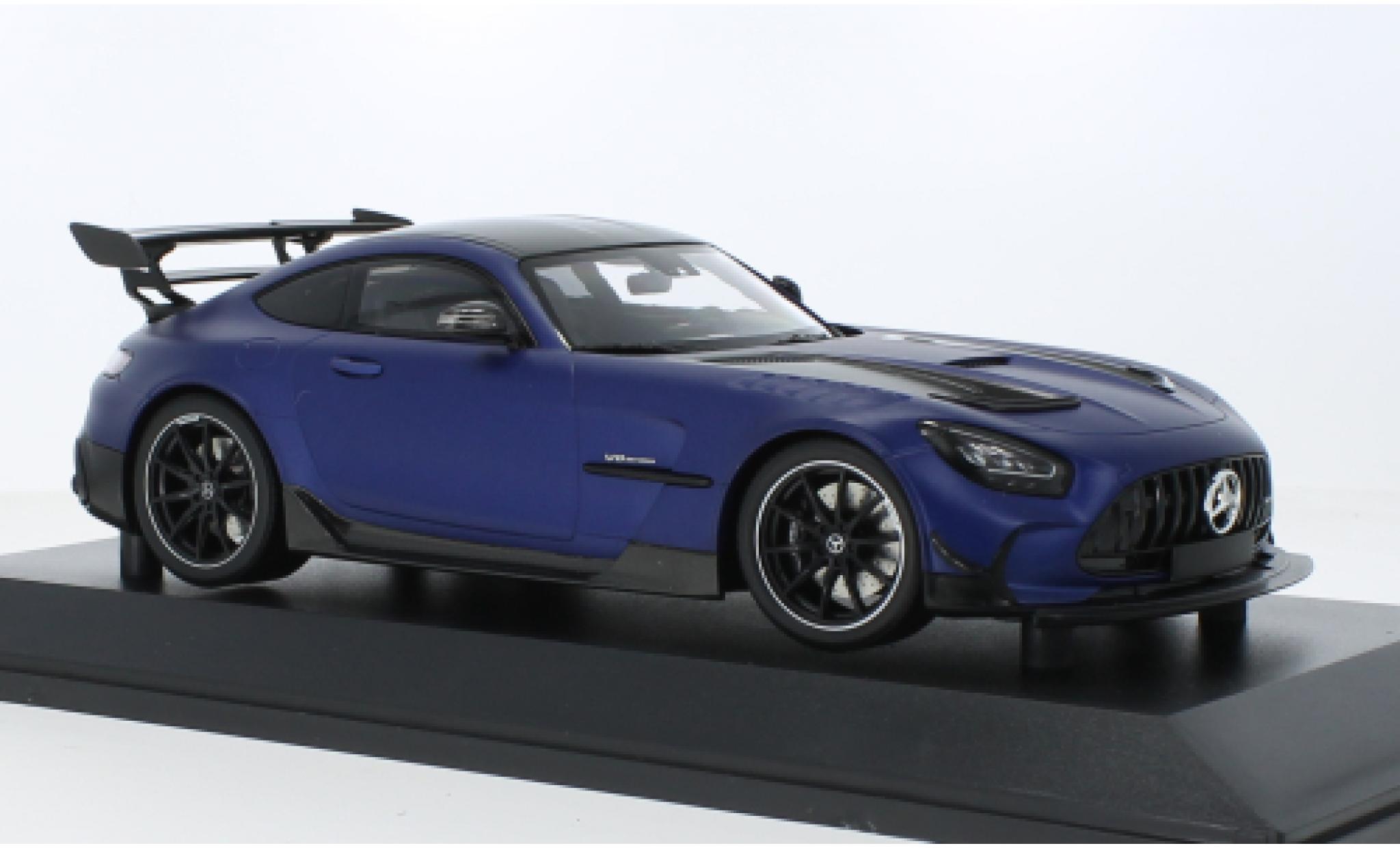 Mercedes AMG GT 1/18 Minichamps Black Series mattblauw 2020 modelauto