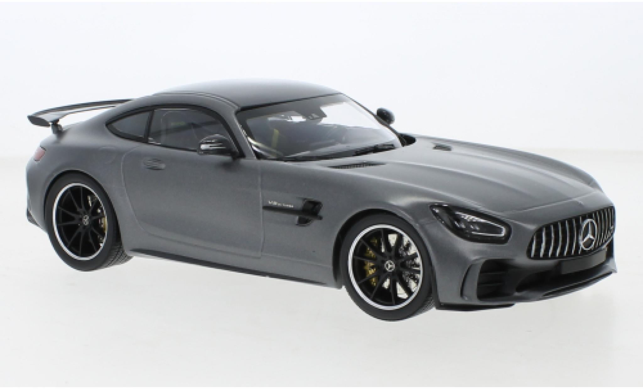 Mercedes AMG GT 1/43 Minichamps -R matt-grijs 2021 modelauto