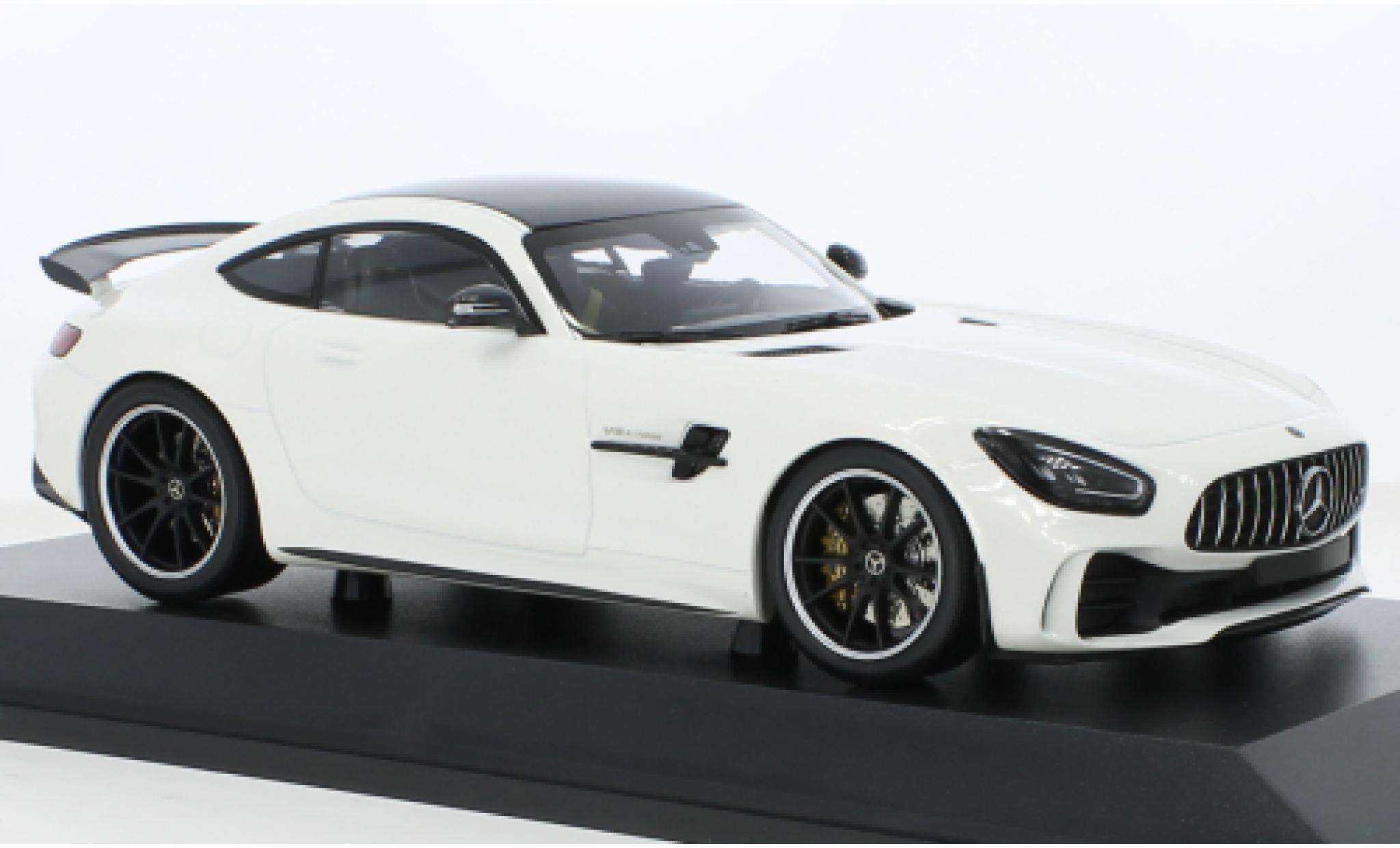 Mercedes AMG GT 1/18 Minichamps -R metallic wit 2021 modelauto