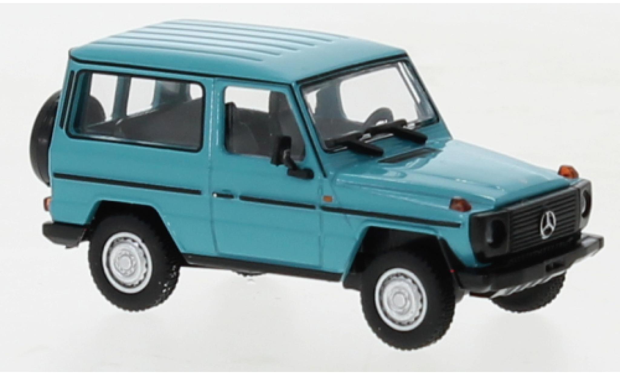 Mercedes Classe G 1/87 Minichamps G-Mod&egrave;le SWB (W460) turquoise 1980 modelauto