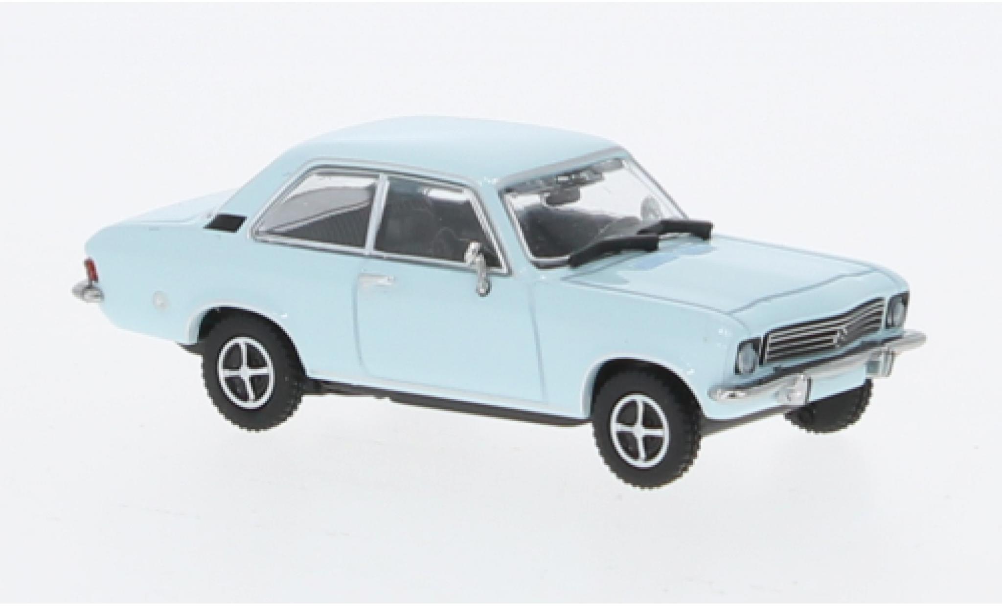 Opel Ascona 1/87 Minichamps A blauw clair 1970 modelauto