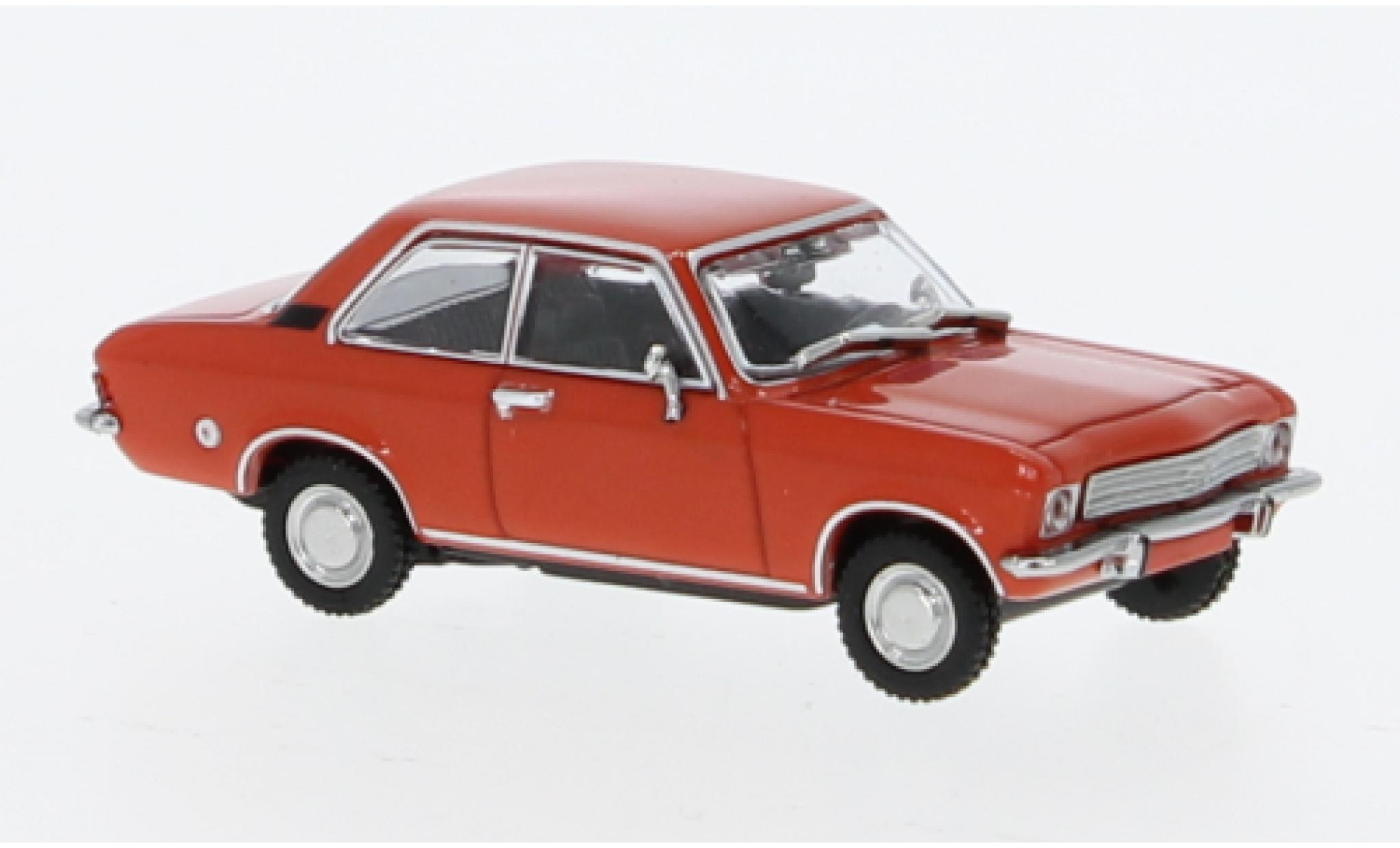 Opel Ascona 1/87 Minichamps A rood clair 1970 modelauto
