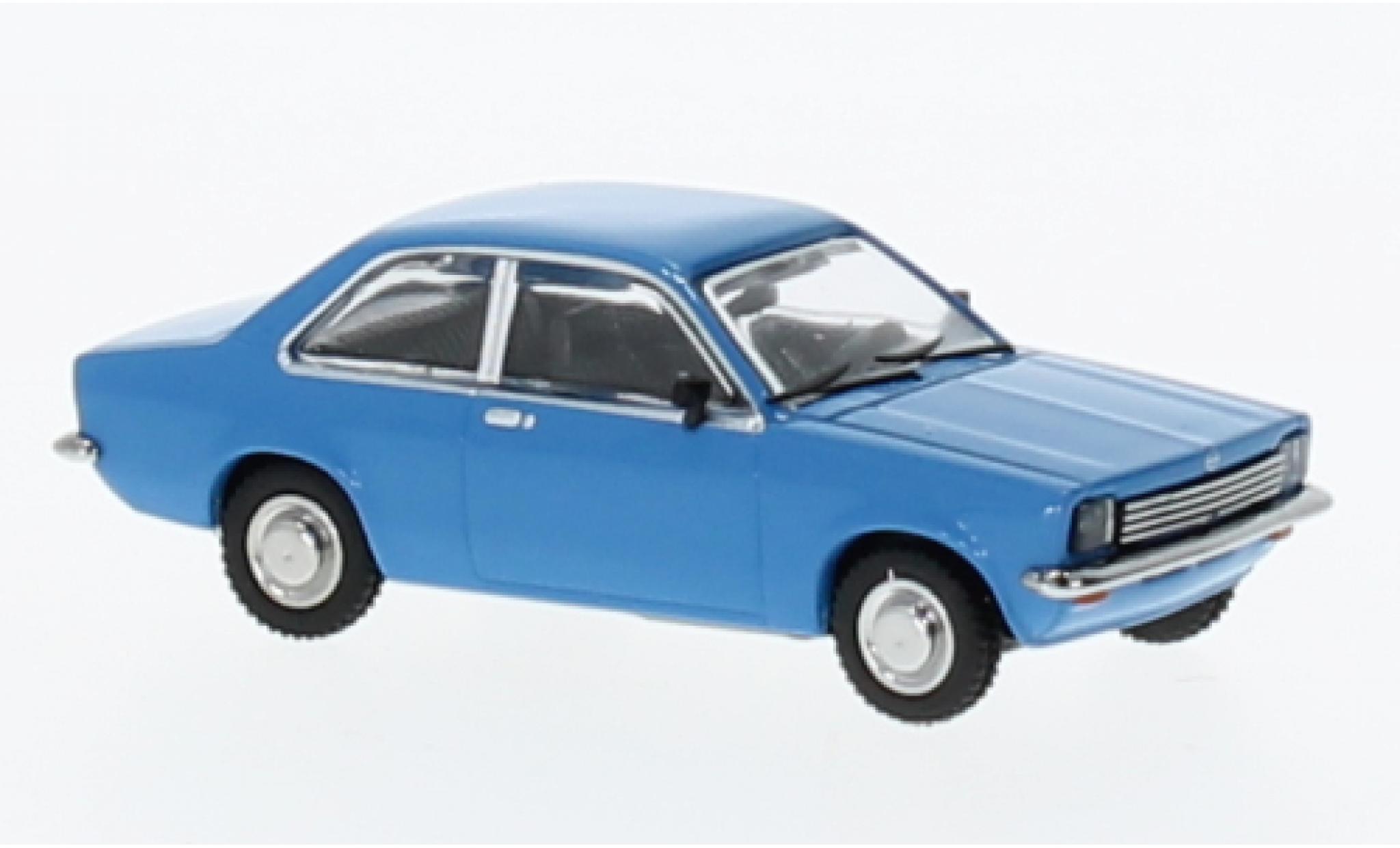 Opel Kadett 1/87 Minichamps C blauw clair 1973 modelauto
