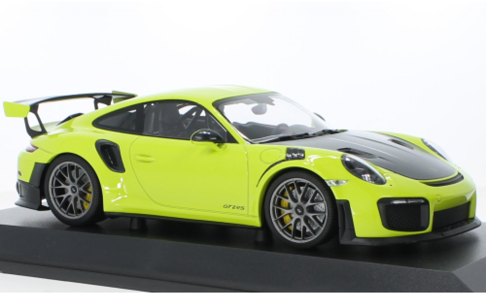 Porsche 991 GT2 RS 1/18 Minichamps 911 (.2) groen 2018 modelauto