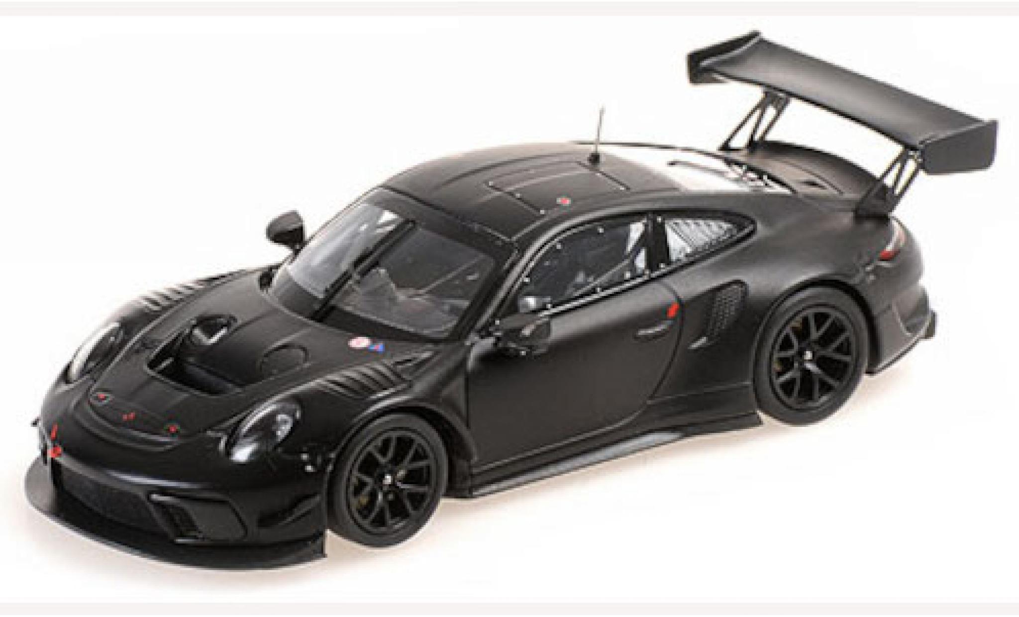 Porsche 992 GT3 R 1/43 Minichamps 911 (991.2) matt-zwart 2020 modelauto