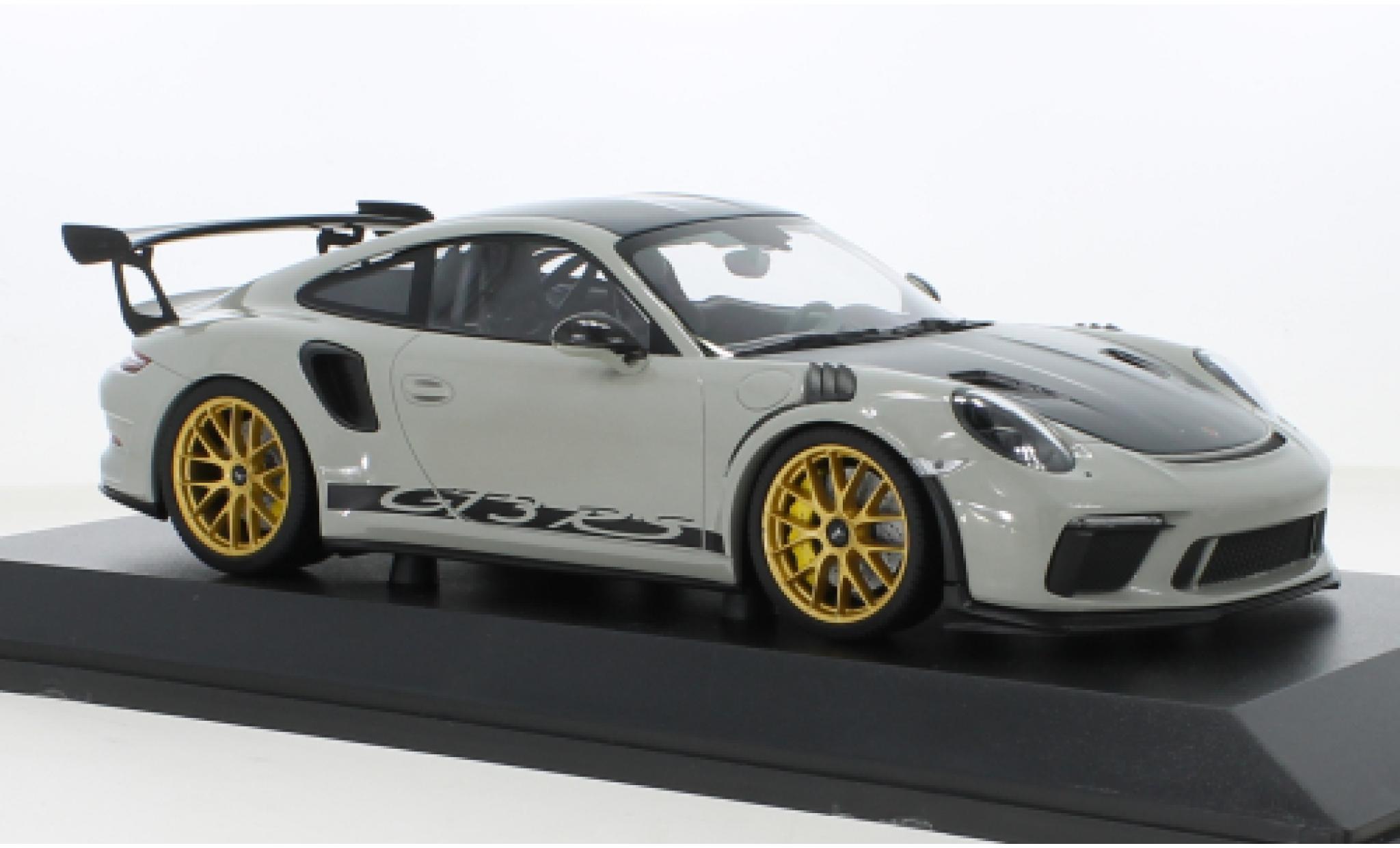 Porsche 992 GT3 R 1/18 Minichamps 911 (991.2) S grijs 2019 modelauto