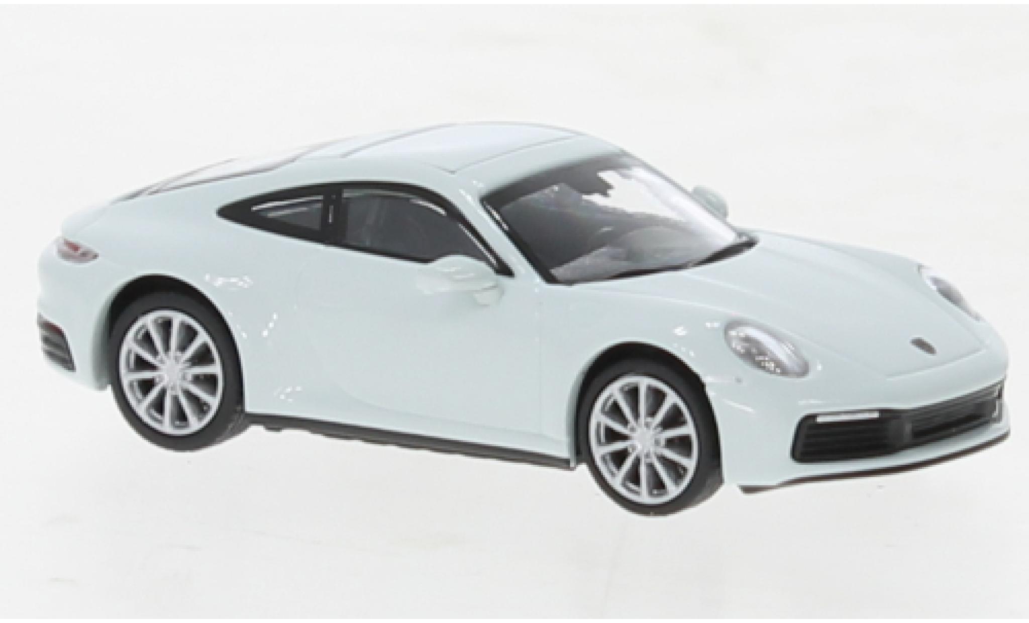 Porsche 992 4S 1/87 Minichamps 911  Carrera wit 2019 modelauto