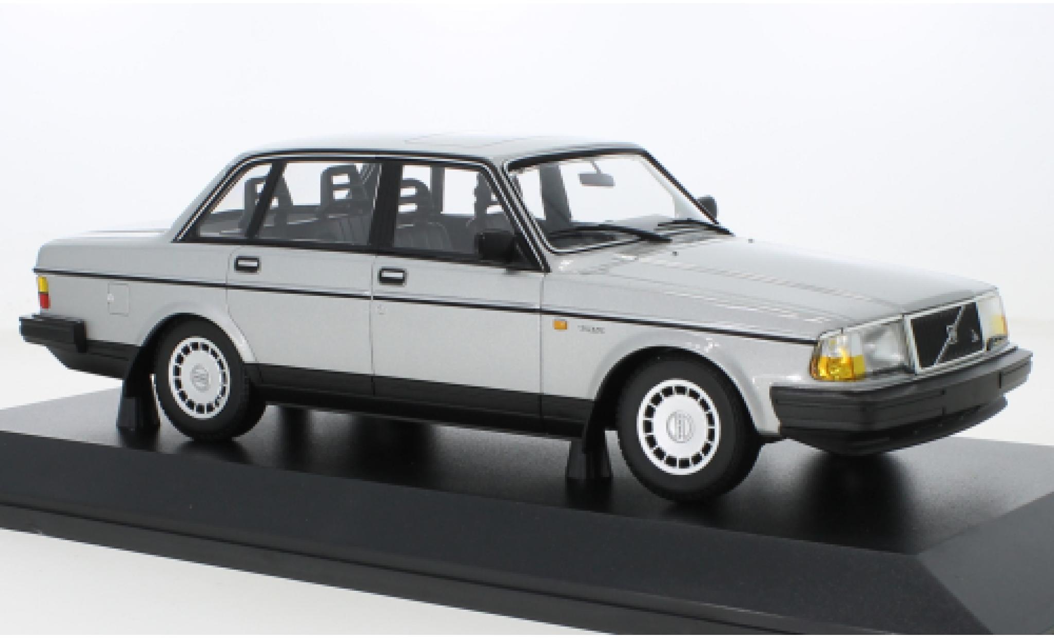 Volvo 240 1/18 Minichamps GL grijs 1986 modelauto