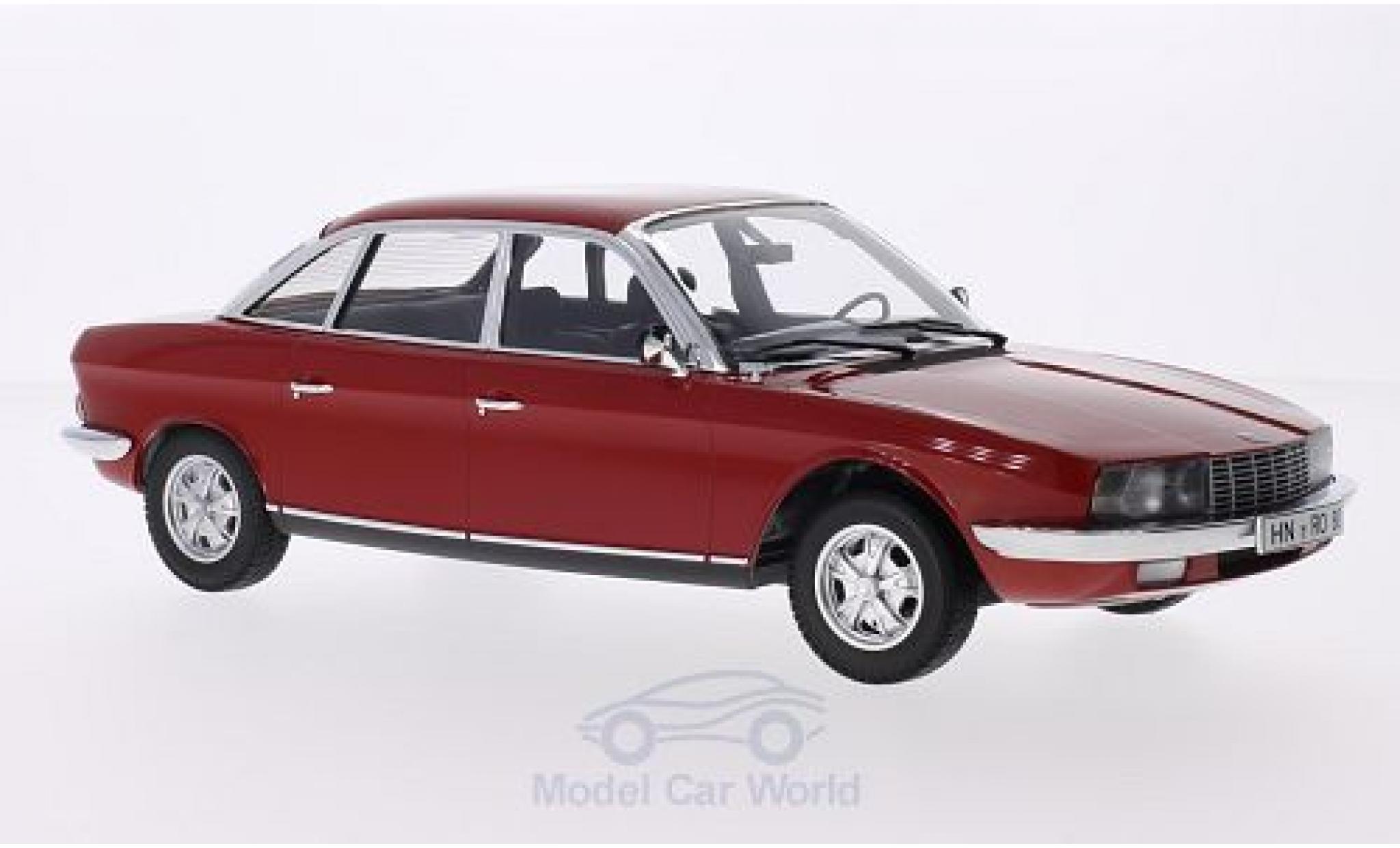 NSU RO 1/18 Minichamps Ro 80 rood 1972 modelauto