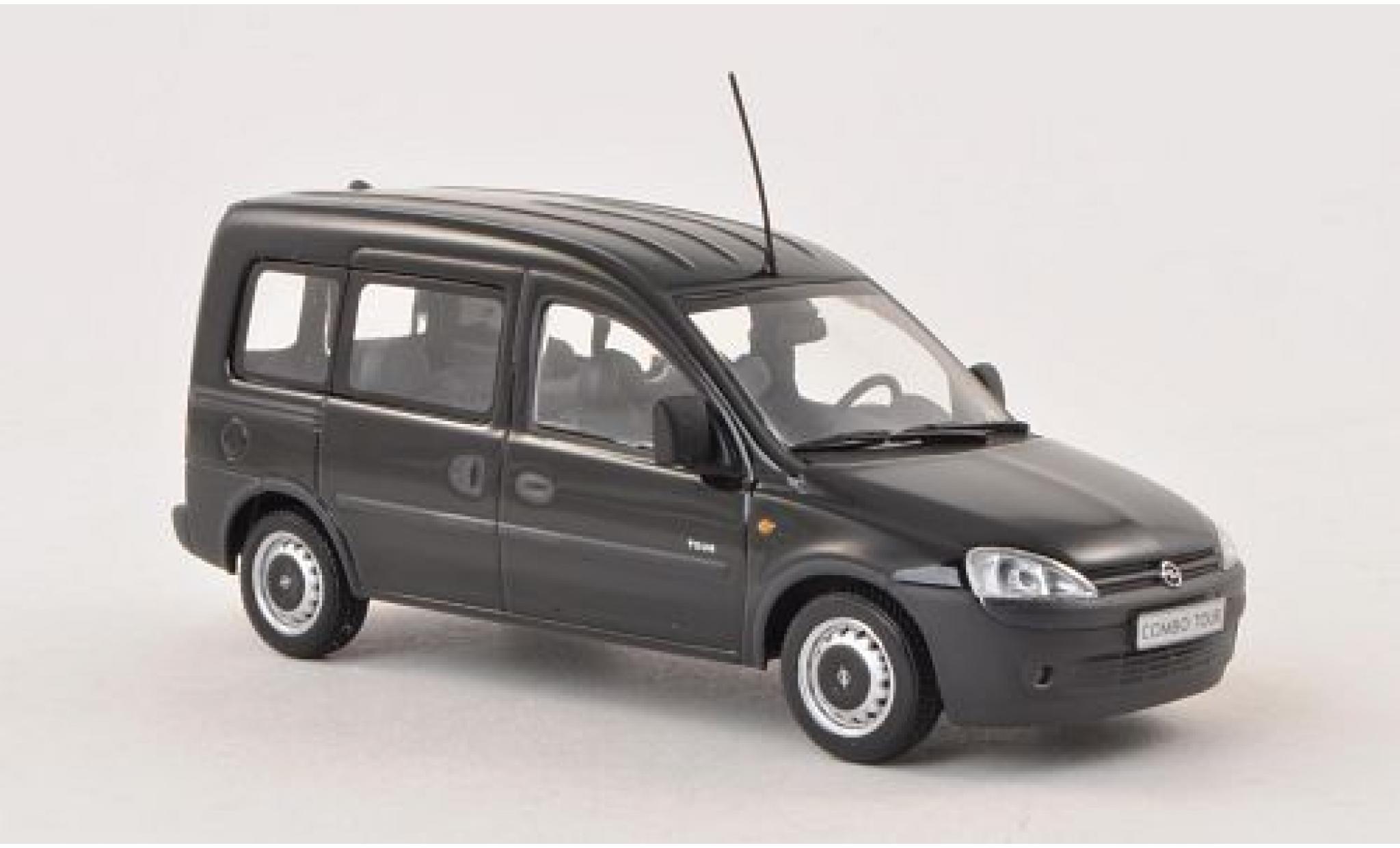 Opel Combo 1/43 Minichamps Tour zwart 2002 modelauto
