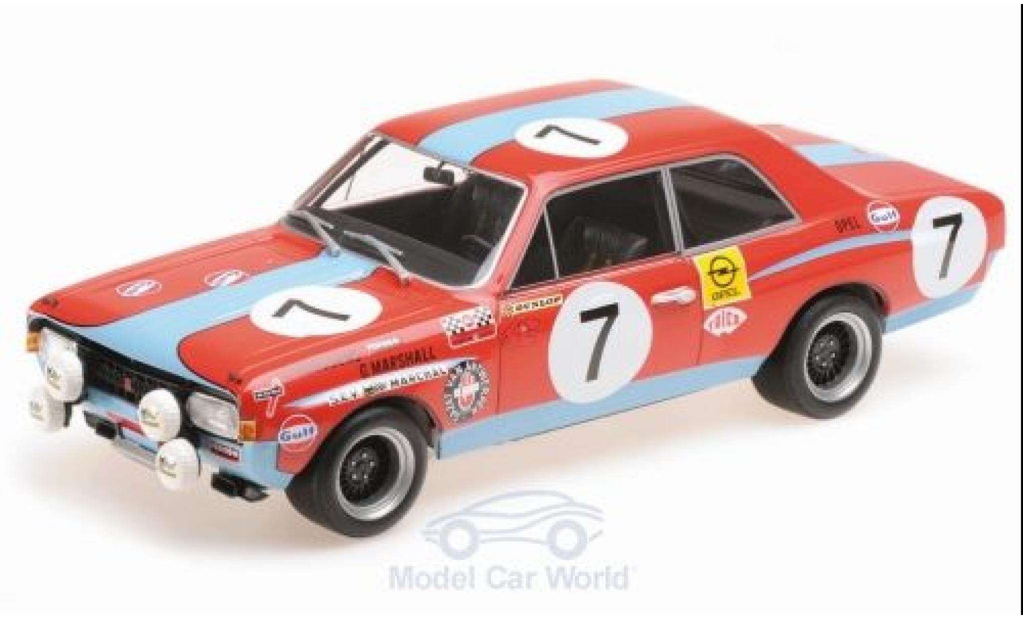 Opel Commodore C 1/18 Minichamps A Steinmetz No.7 Gulf 24h Spa 1972 P.Joossens/G.Marshall modelauto