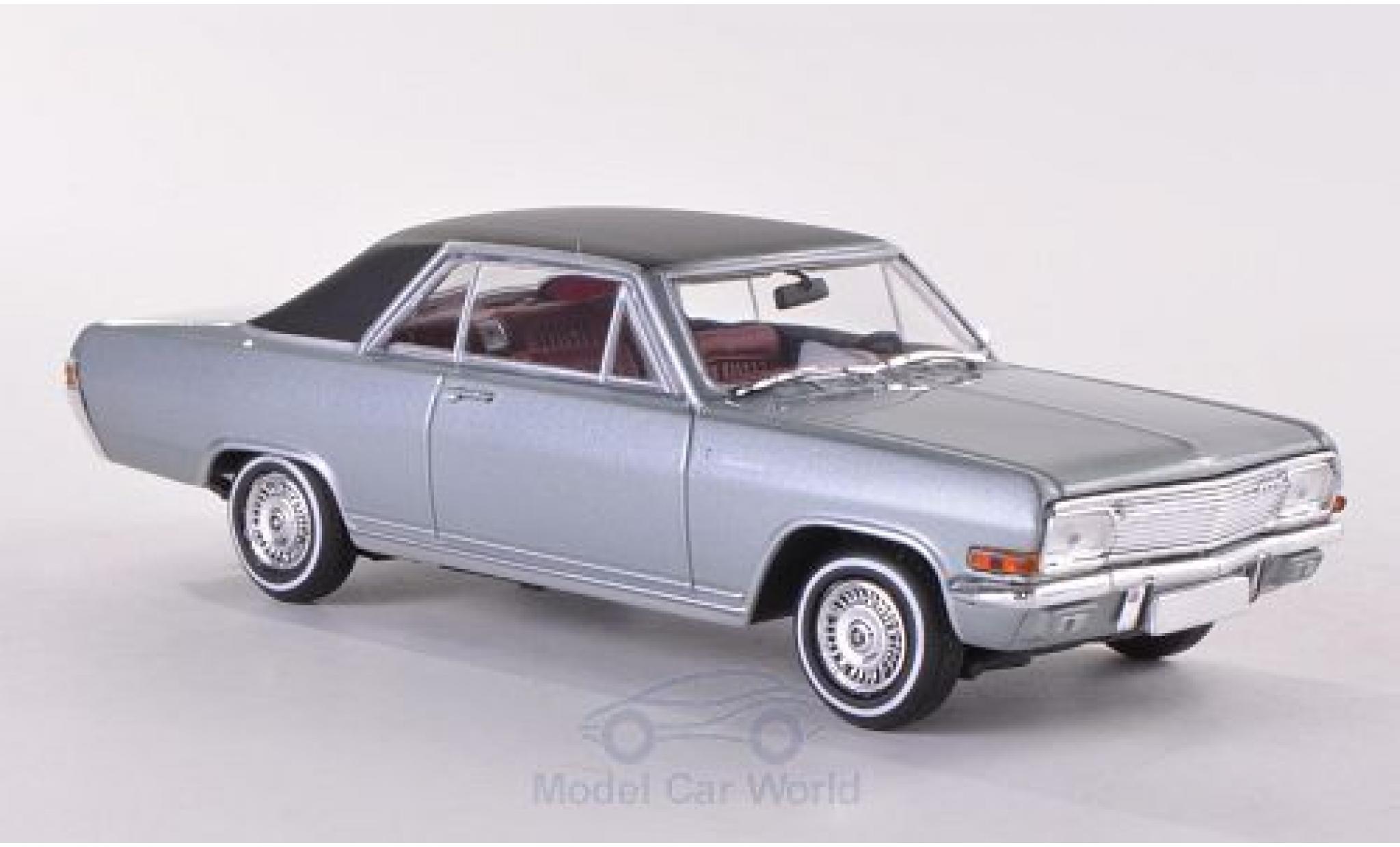 Opel Diplomat 1/43 Minichamps A V8 Coupe grijs/zwart 1965 modelauto