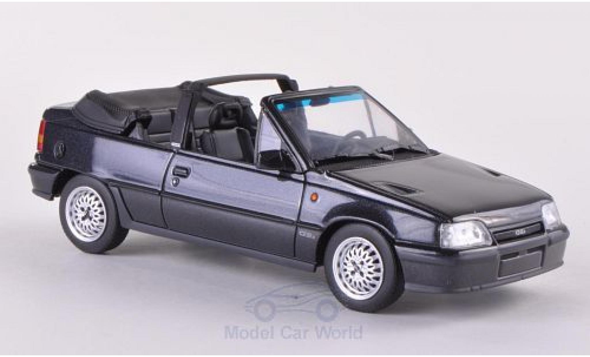 Opel Kadett 1/43 Minichamps E GSi Cabriolet metallic grijs 1989 modelauto