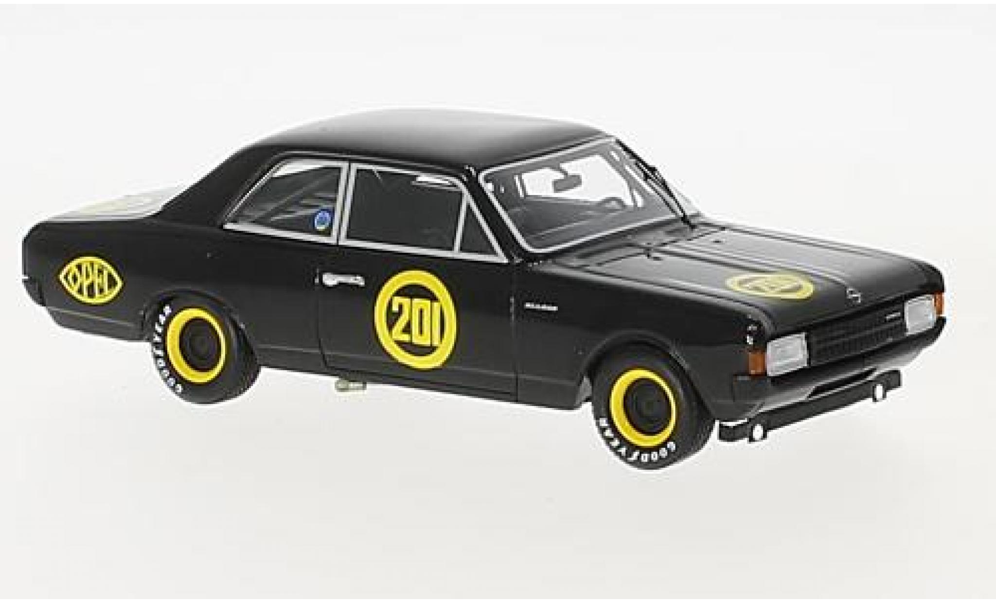 Opel Rekord 1/43 Minichamps 1900 No.201 Zolder 1968 Schwarze Witwe E.Bitter modelauto