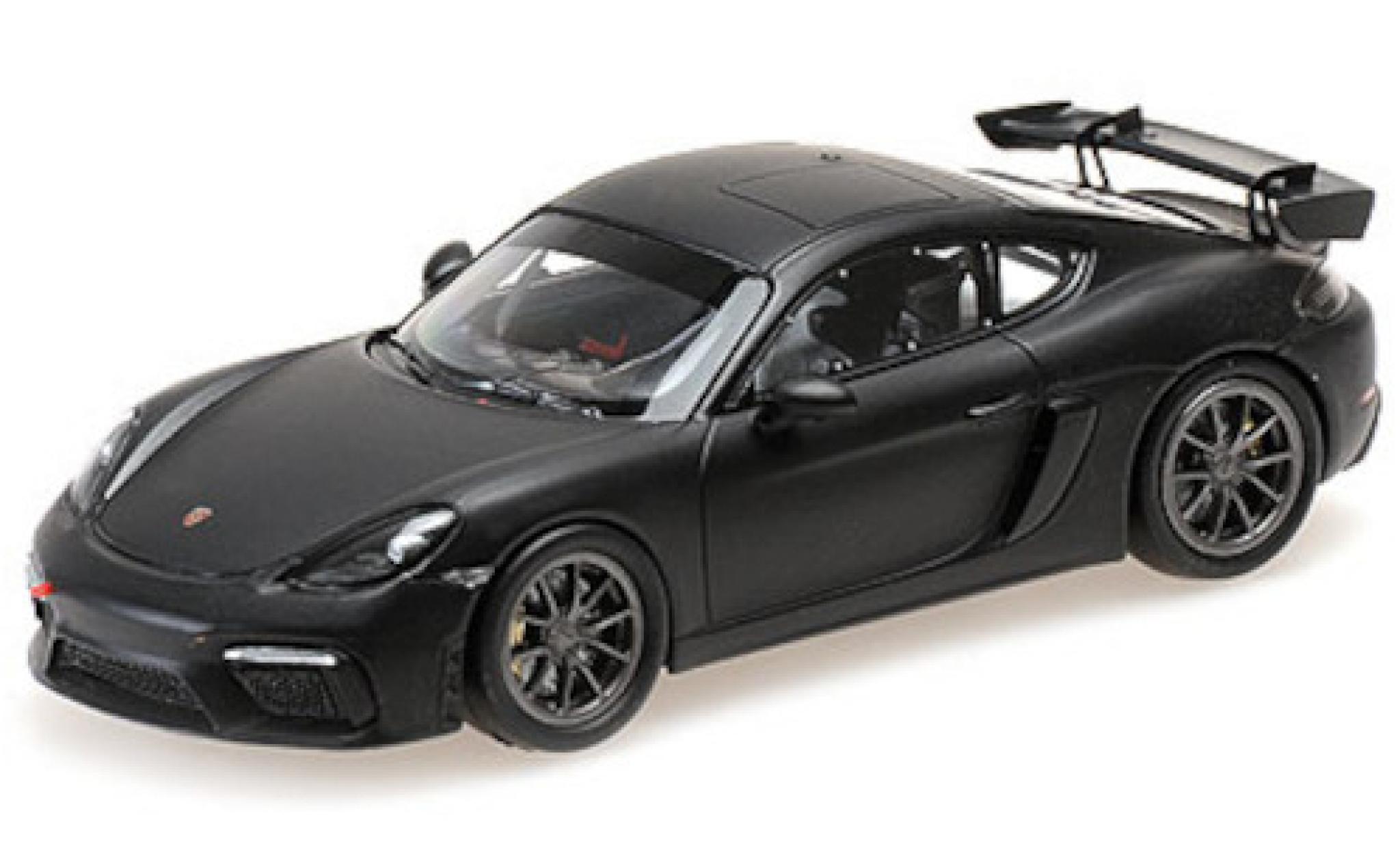 Porsche Cayman GT4 Clubsport 1/43 Minichamps 718 GT4 Clubsport matt-zwart 2020 Plain Body modelauto