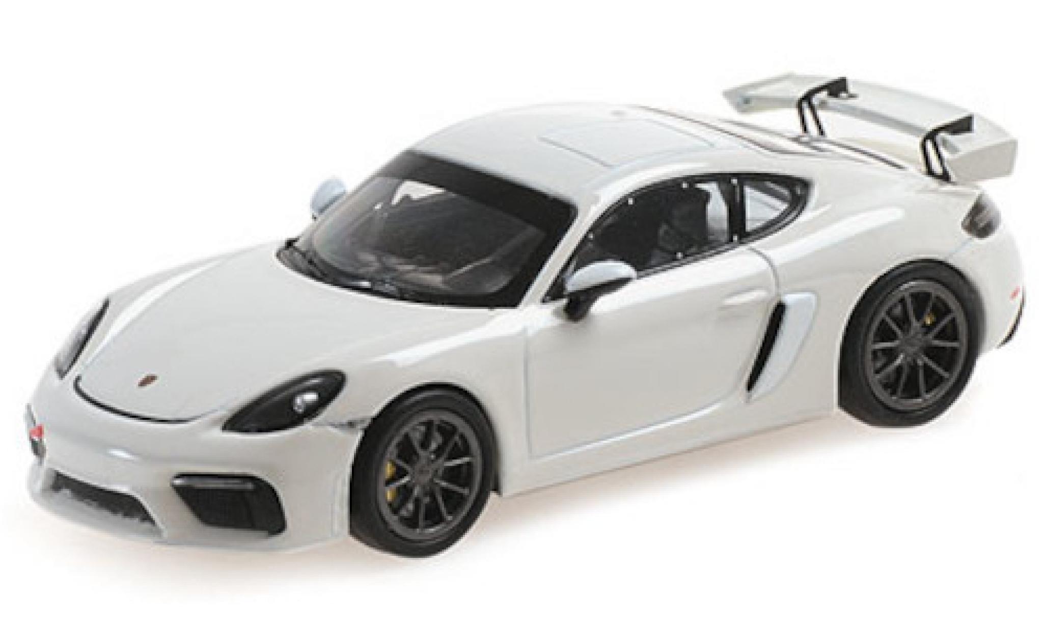 Porsche Cayman GT4 Clubsport 1/43 Minichamps 718 GT4 Clubsport wit 2020 Plain Body modelauto