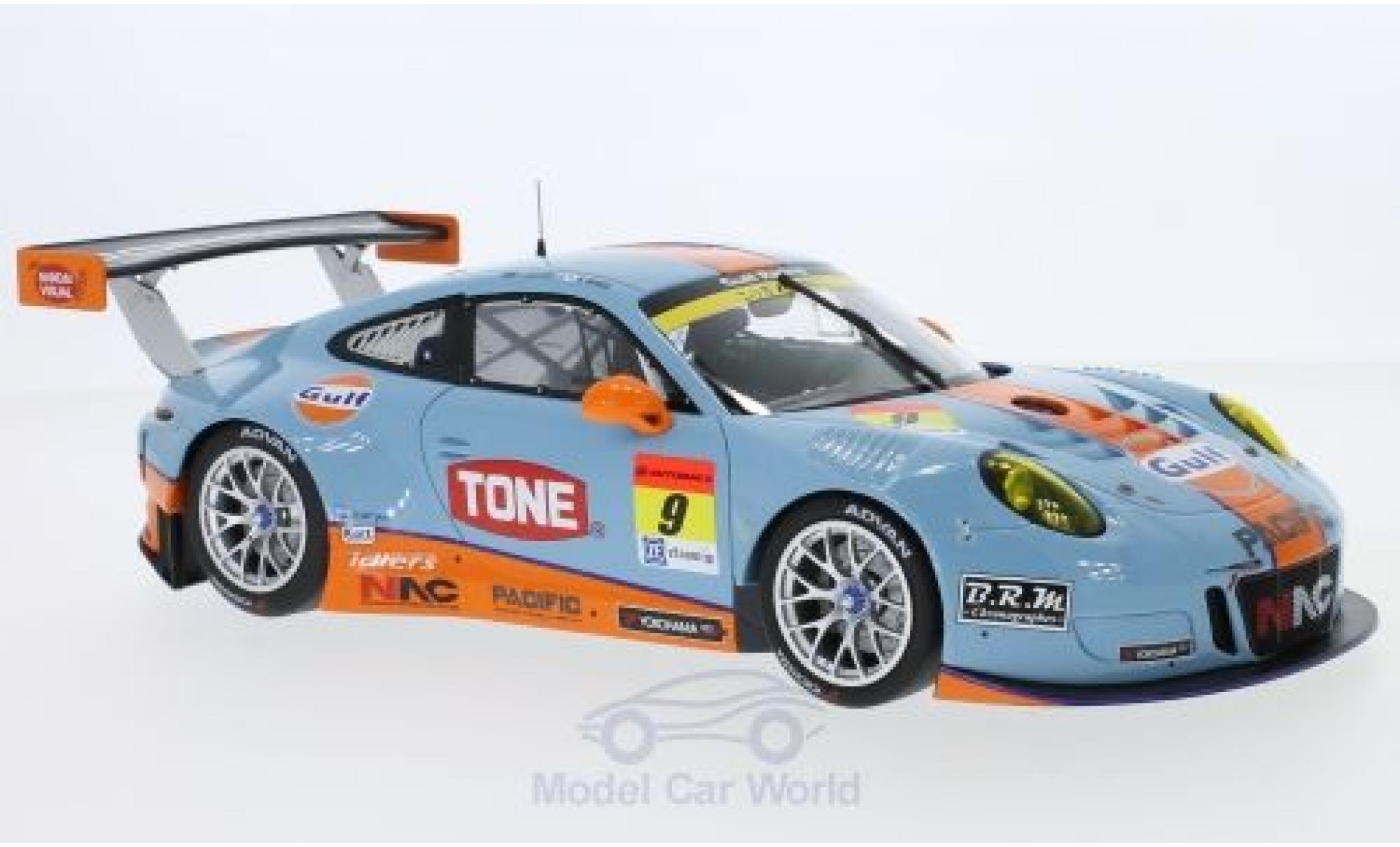 Porsche 991 GT3 R 1/18 Minichamps 911 () GT3 R No.9 Pacific With Gulf Racing Gulf Super GT 300 2017 L. Jono/M. Kyosuke modelauto