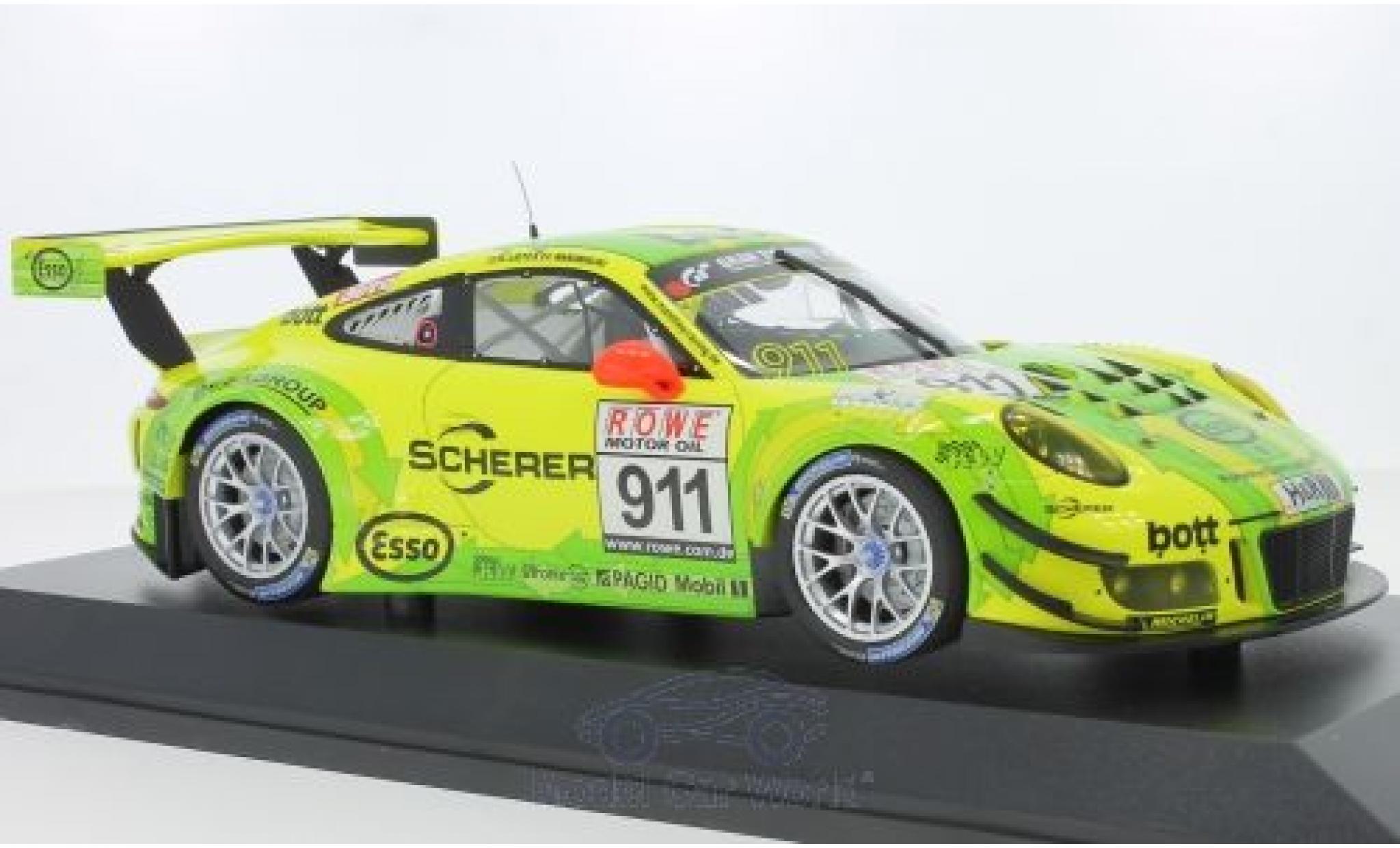 Porsche 991 GT3 R 1/18 Minichamps 911 () GT3 R No.911 Manthey Racing VLN DMV 4h 2017 F.Makowiecki/R.Lietz modelauto