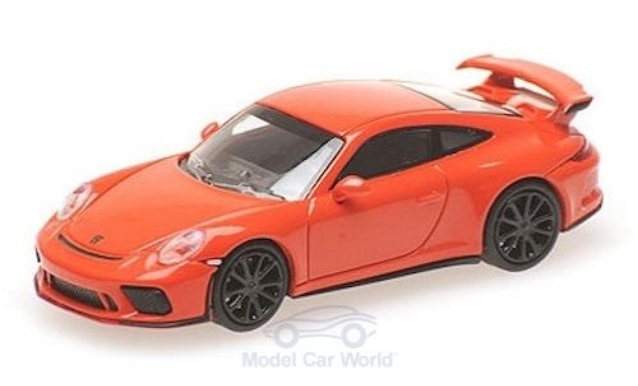 Porsche 991 GT3 1/87 Minichamps 911 ( II) GT3 oranje 2017 modelauto