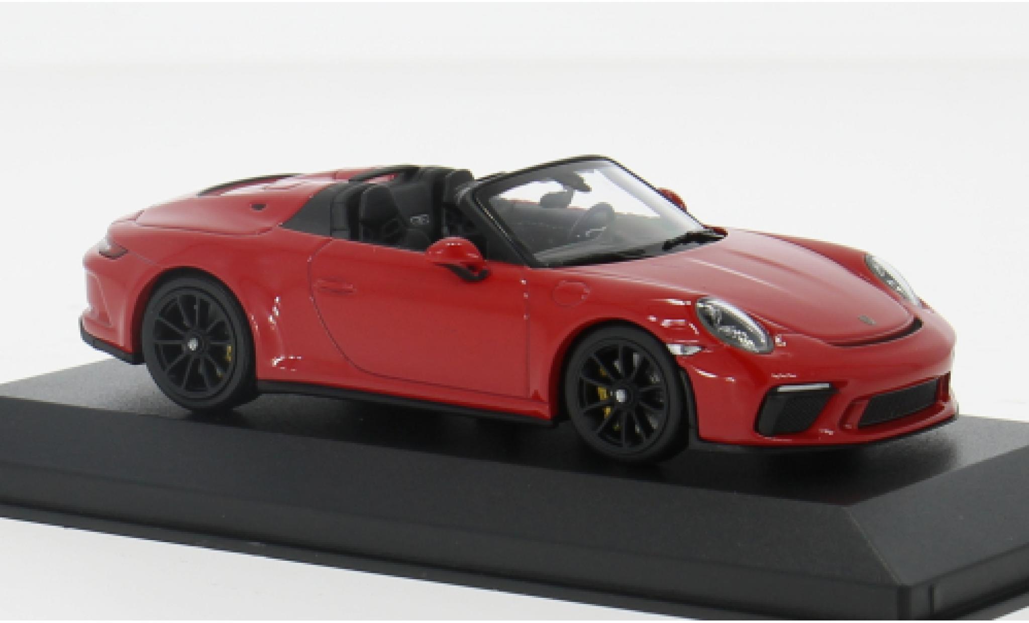 Porsche 992 Speedster 1/43 Minichamps 911 (991) rood 2019 1:43 modelauto