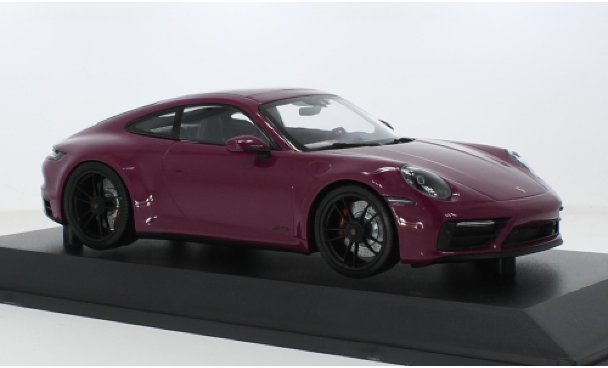 Porsche 992 GTS 1/18 Minichamps 911  Carrera 4 rood 2020 1:18 modelauto